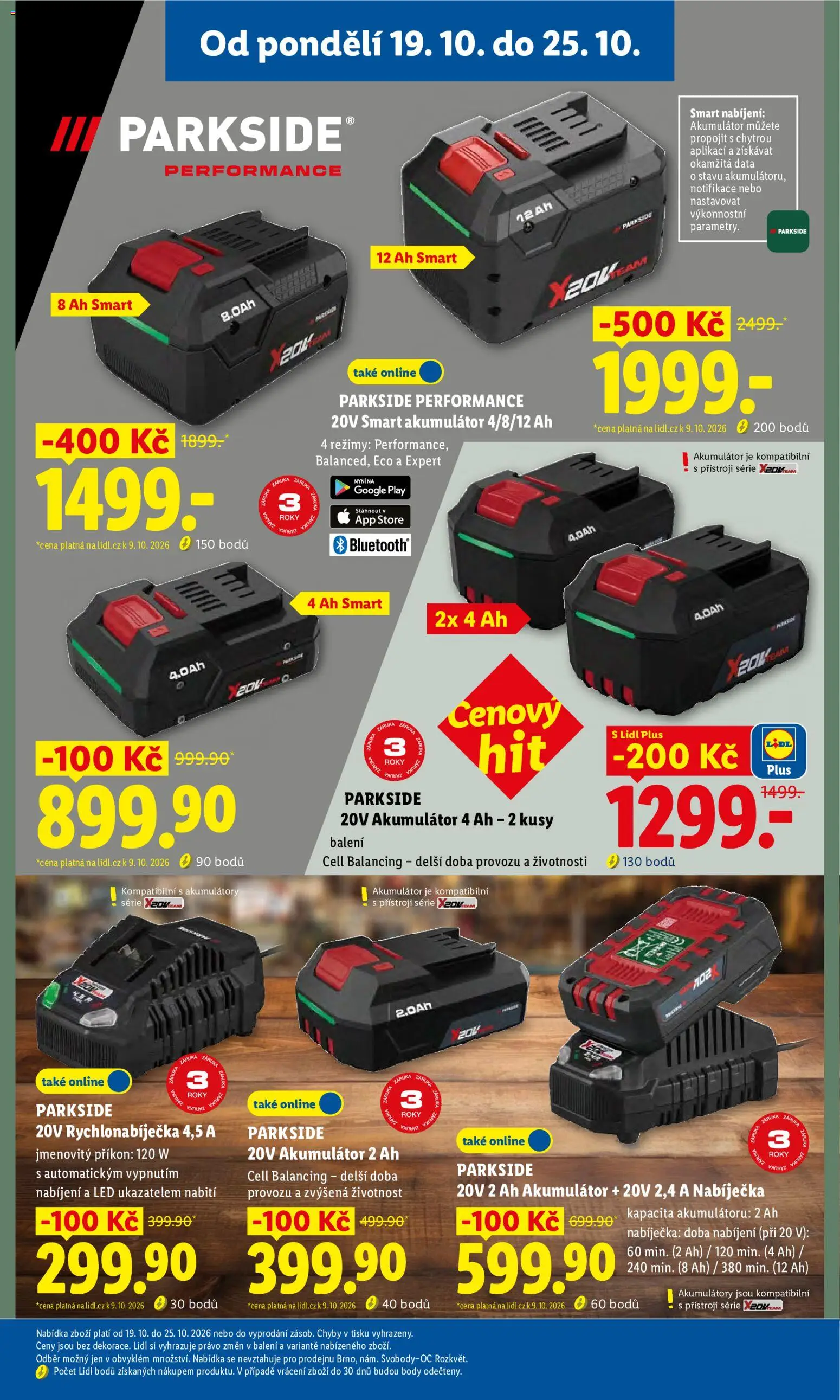 Lidl leták - Spotřební zboží od 19.10.2026 | Strana: 9 | Produkty: Parkside, Body, LED