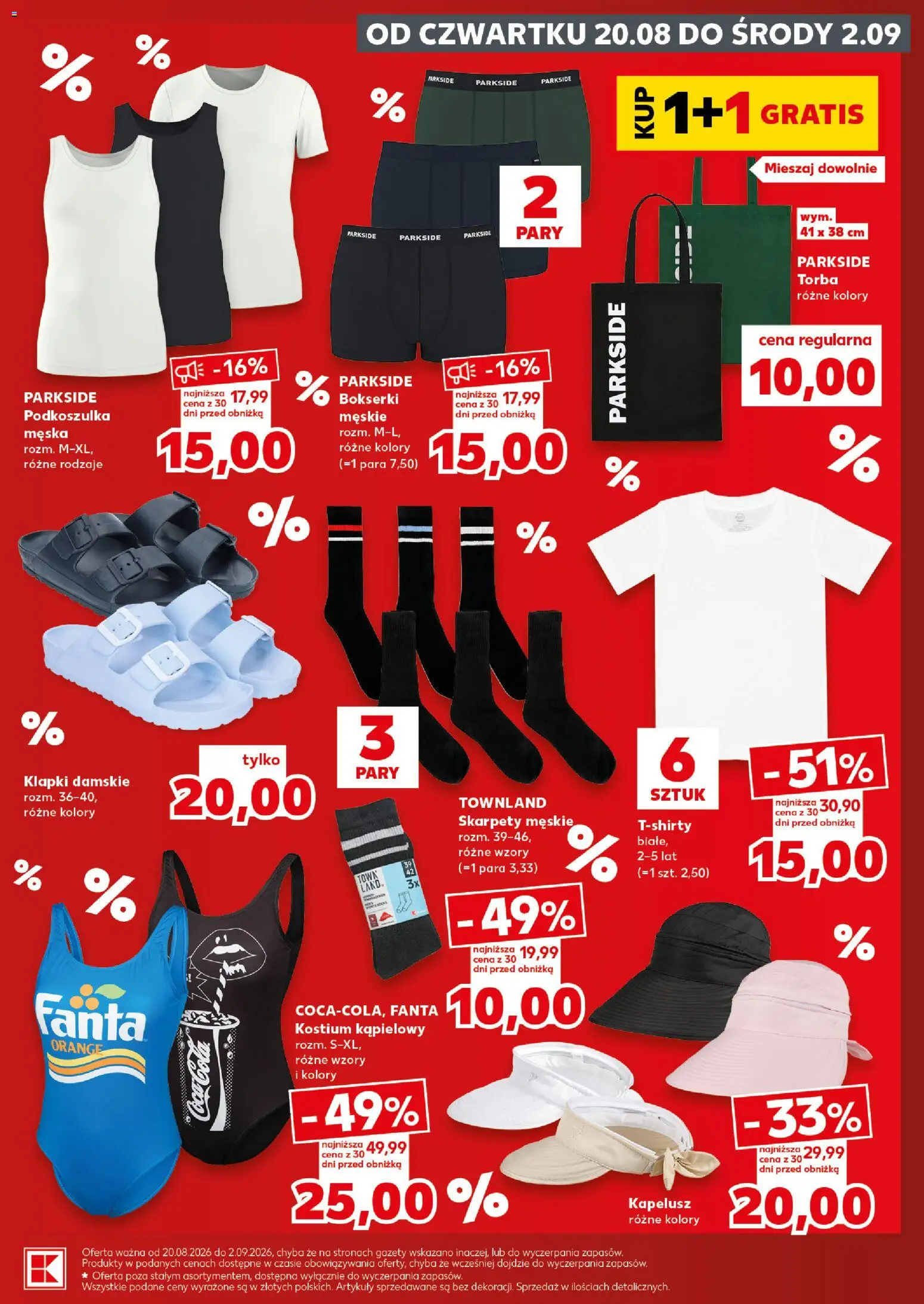 Kaufland Polsko leták - Złap okazje od 20.08.2026 | Strana: 5 | Produkty: Parkside, Fanta
