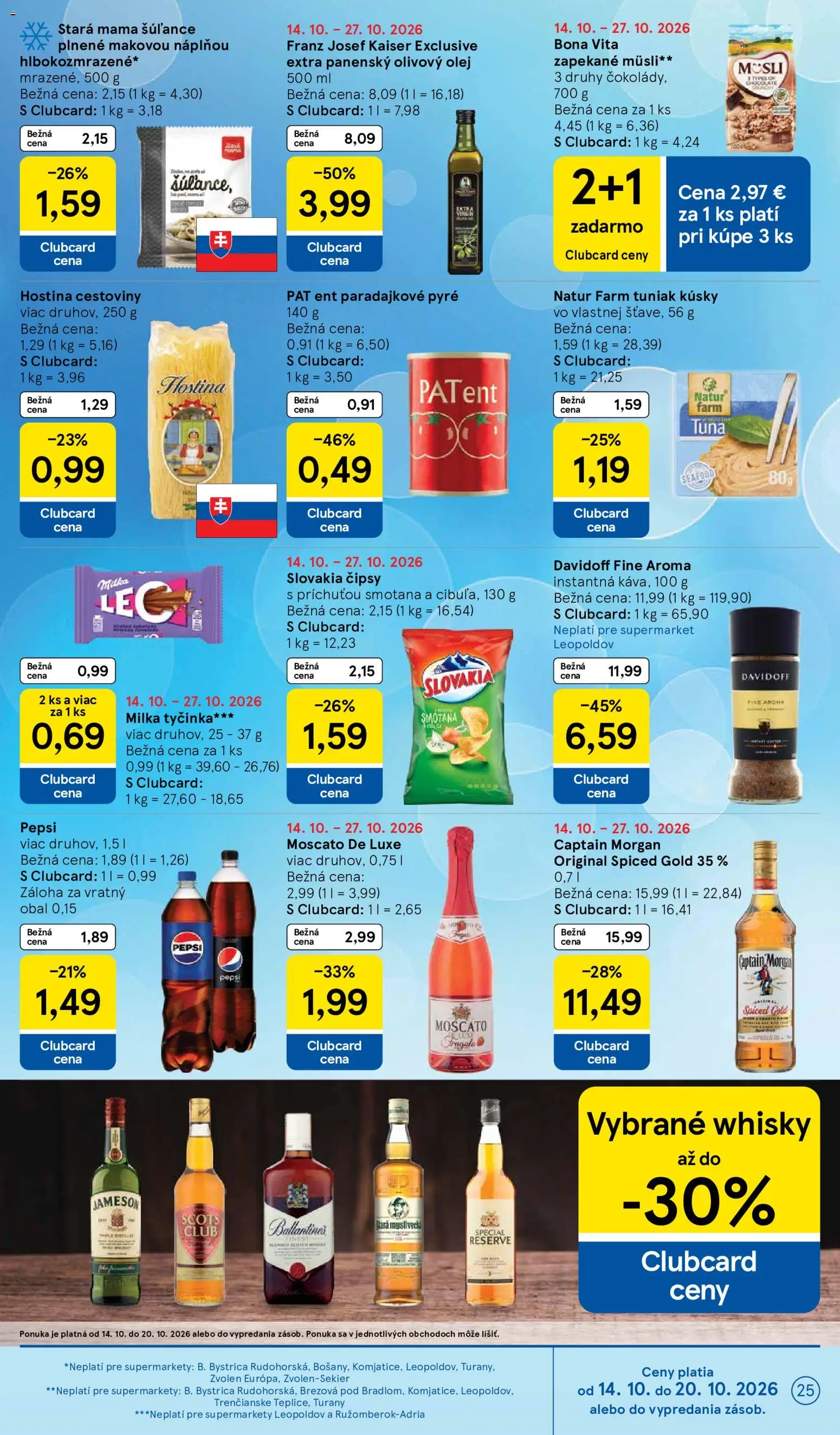 Nové Tesco akcie – leták je platný od 14.10.2026 | Strana: 25
