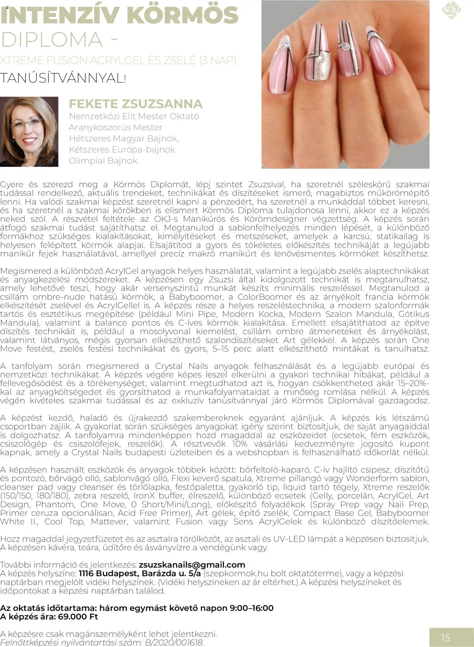 Crystal Nails akciós ujság - amely érvényes a következő dátumtól: 08.06.2026 | Oldal: 15 | Termékek: Keverő