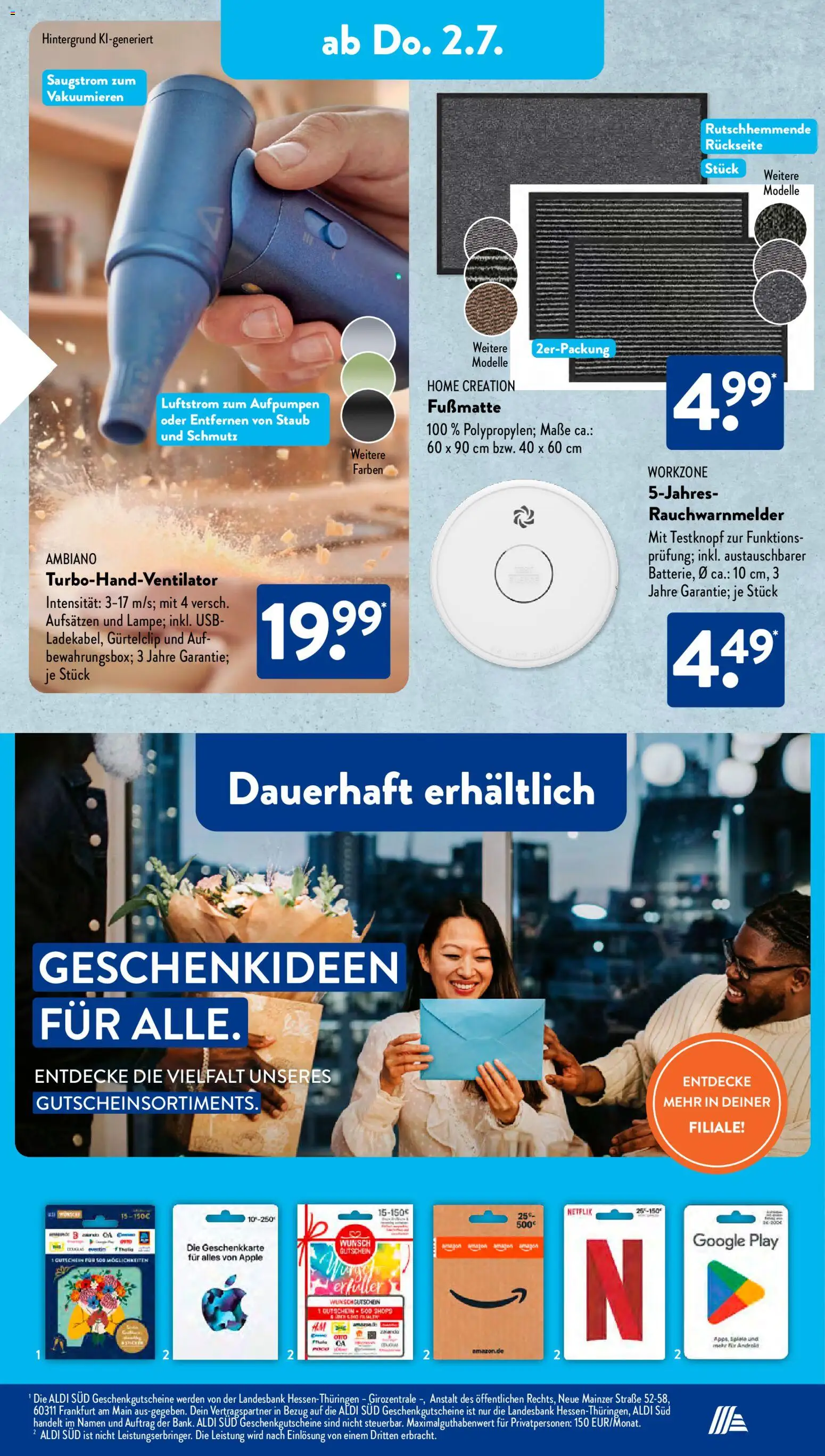 Aldi Süd Prospekt | 29.06.2026 | Wie erhält man einen begrenzten Rabatt? | Deutschland