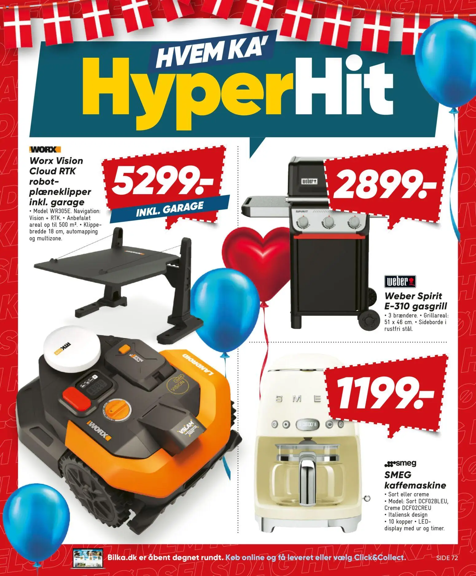 Bilka tilbudsavis – gyldig fra 07/08/2026 | Side: 9 | Produkter: Creme, Robot, Ur, Kaffemaskine