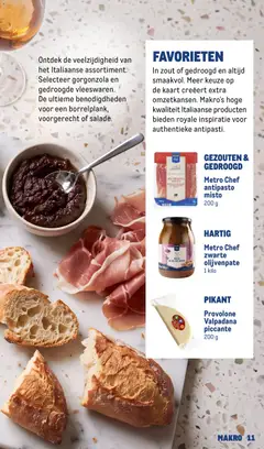 Makro folder - Horeca Magazine 6 - Voorbeeld van een folder van Makro, geldig van 08-09-2026 | Pagina: 11 | Producten: Kaart, Prosciutto, Pâté, Zout