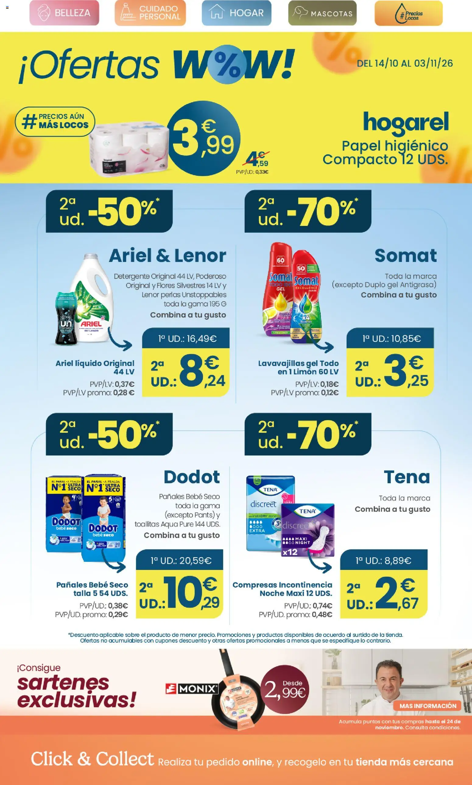 Clarel - folleto │ válido desde el 14/10/2026 | Página: 14 | Productos: Detergente, Flores, Limón, Lavavajillas