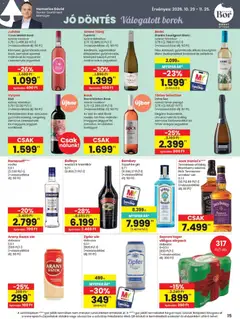 Spar akciós újság - amely érvényes a következő dátumtól: 2026.10.29. | Oldal: 15