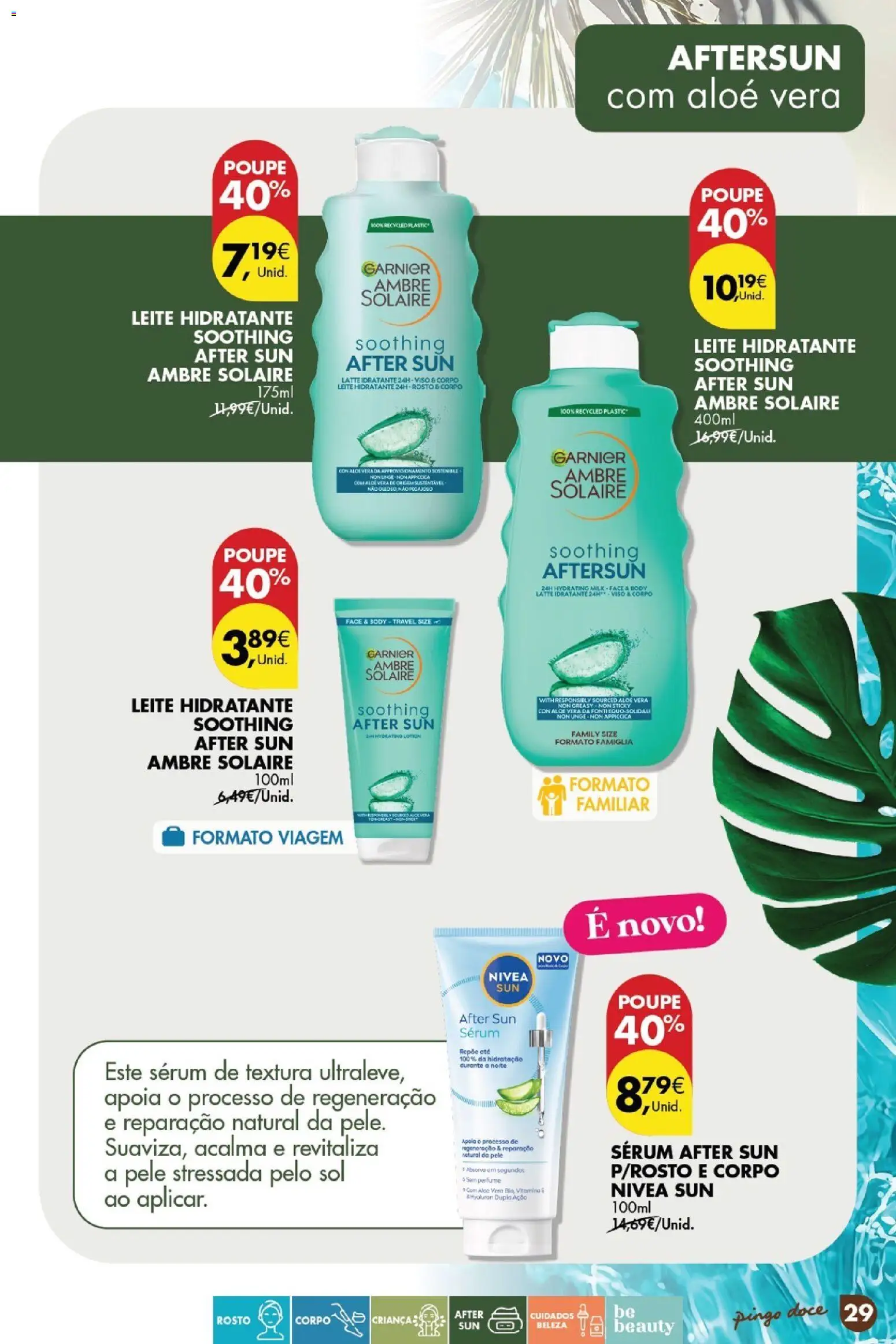 Pingo Doce Catálogo de solares 2026 │ válido de 24.03.2026 | Página: 29 | Produtos: Perfume, Sérum, Leite