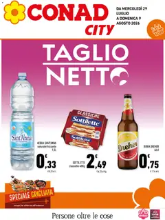 Anteprima del volantino Conad volantino City Sicilia valido a partire dal 29/07/2026