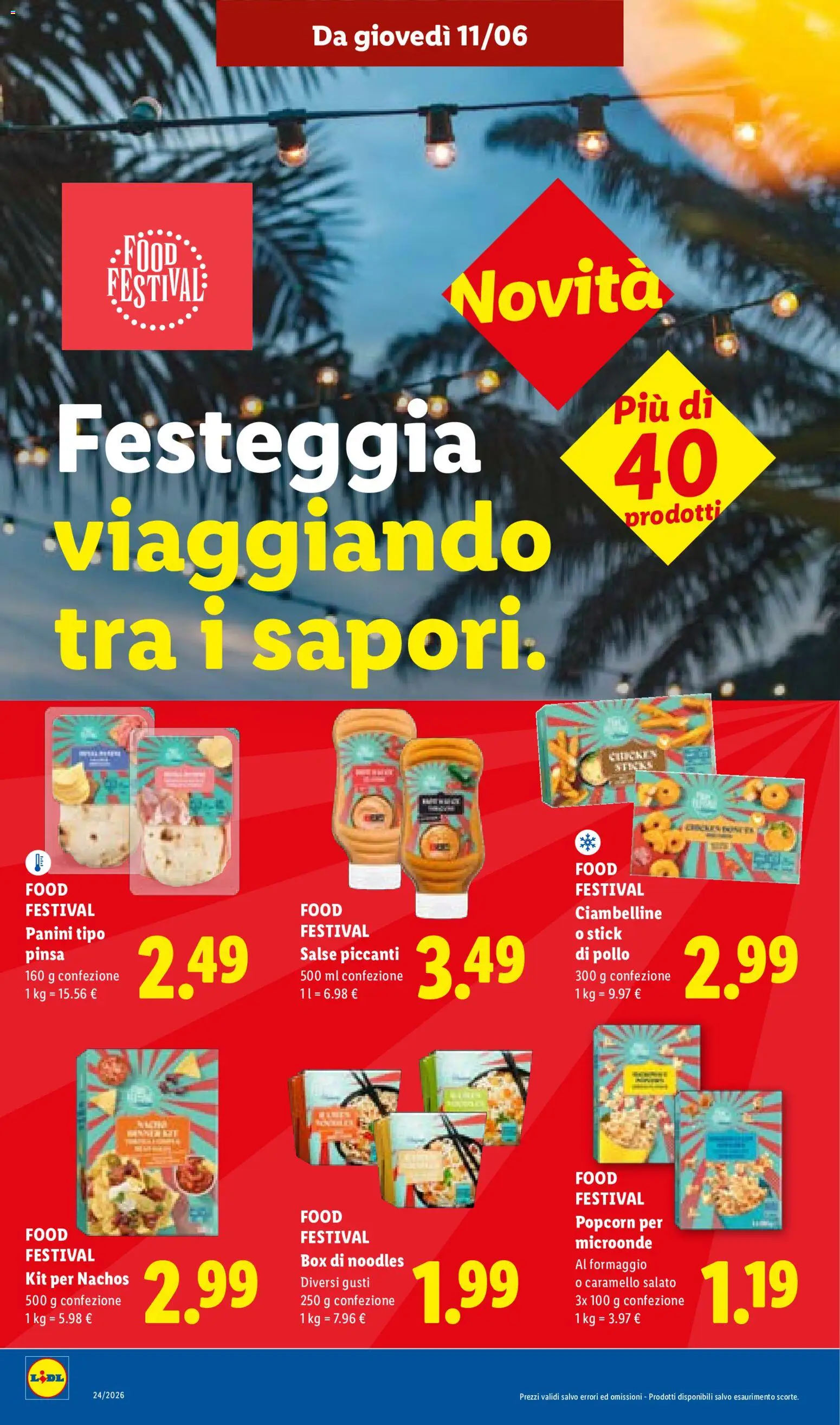 Volantino Lidl del 11.06.2026 | Pagina: 18 | Prodotti: Microonde, Pollo, Formaggio