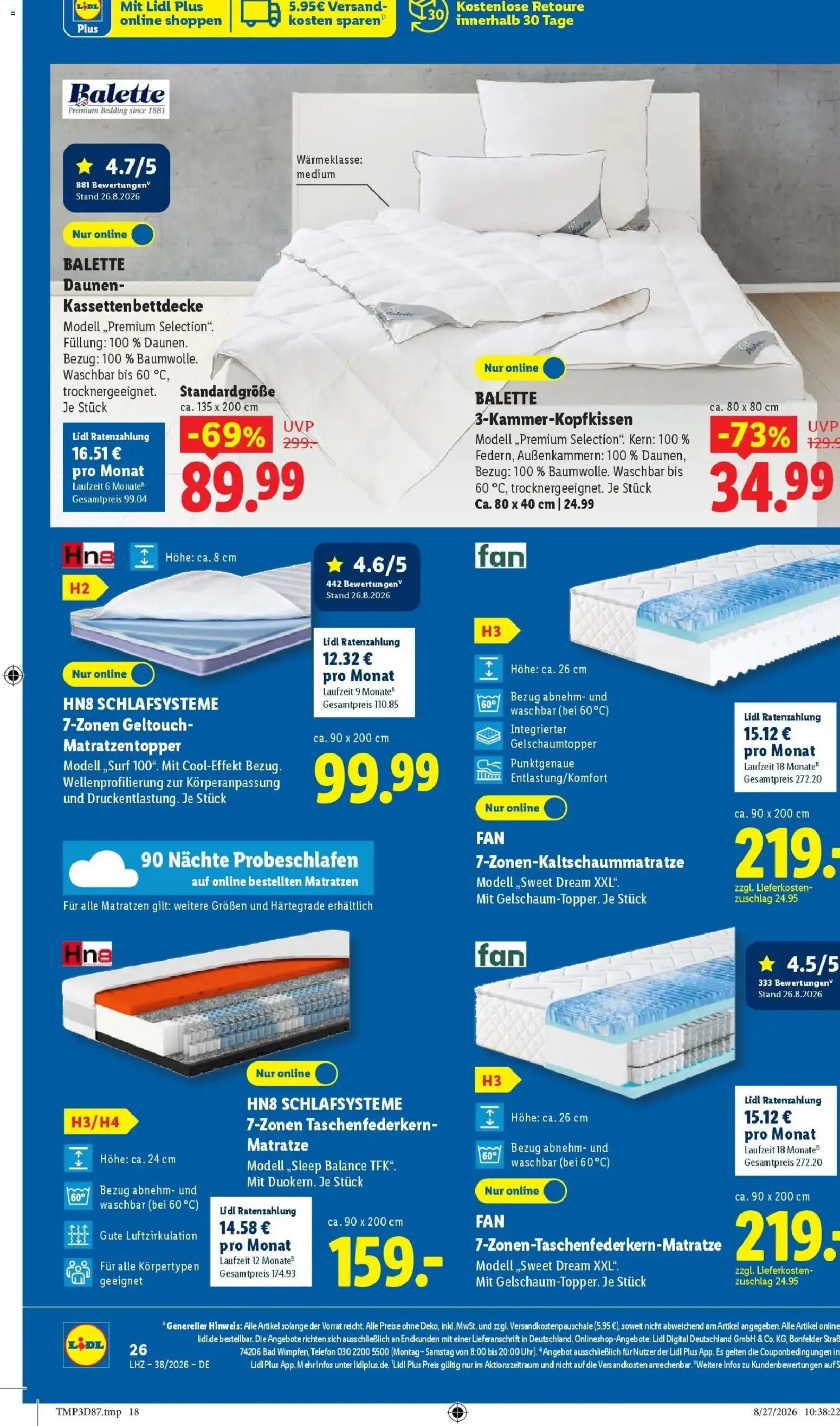 Lidl Prospekt Hof-innenstadt (ab 14.09.2026) zum Blättern » Angebote | Seite: 46