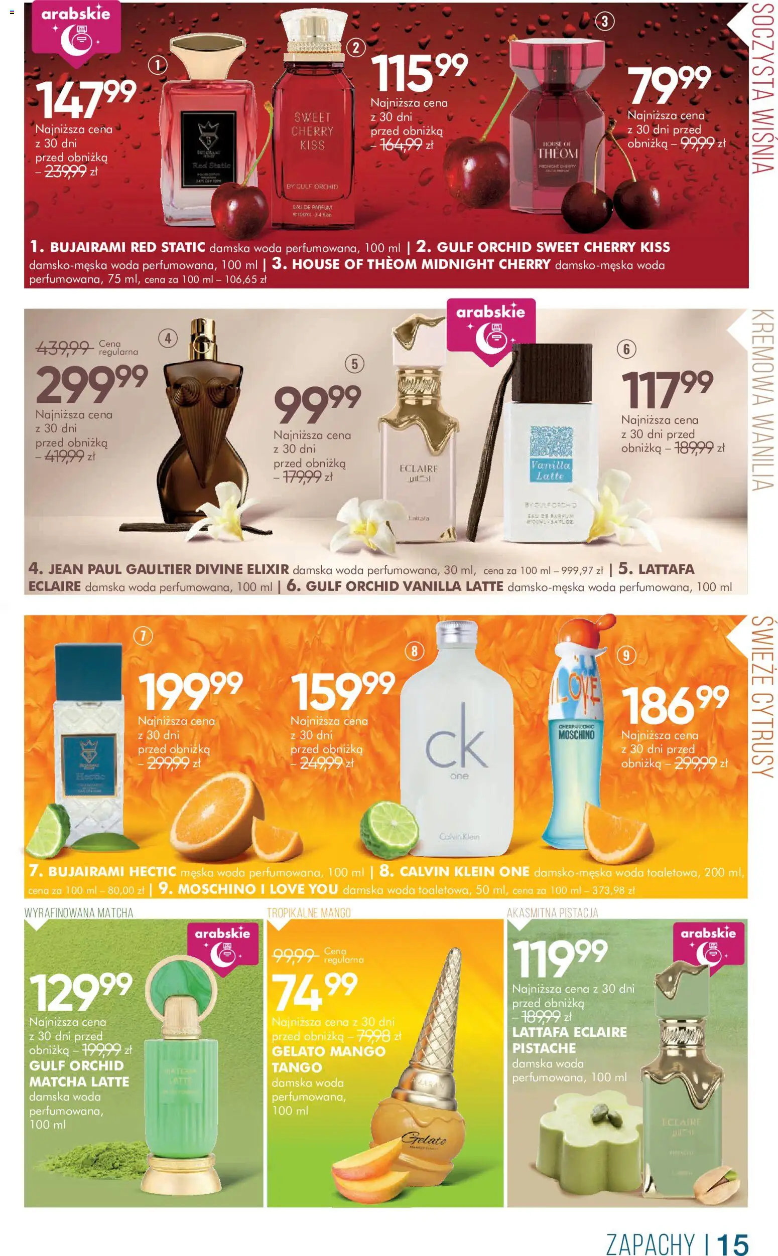 Super-pharm gazetka od 20.08.2026 | Strona: 15 | Produkty: Mango, Cytrusy, Matcha, Woda