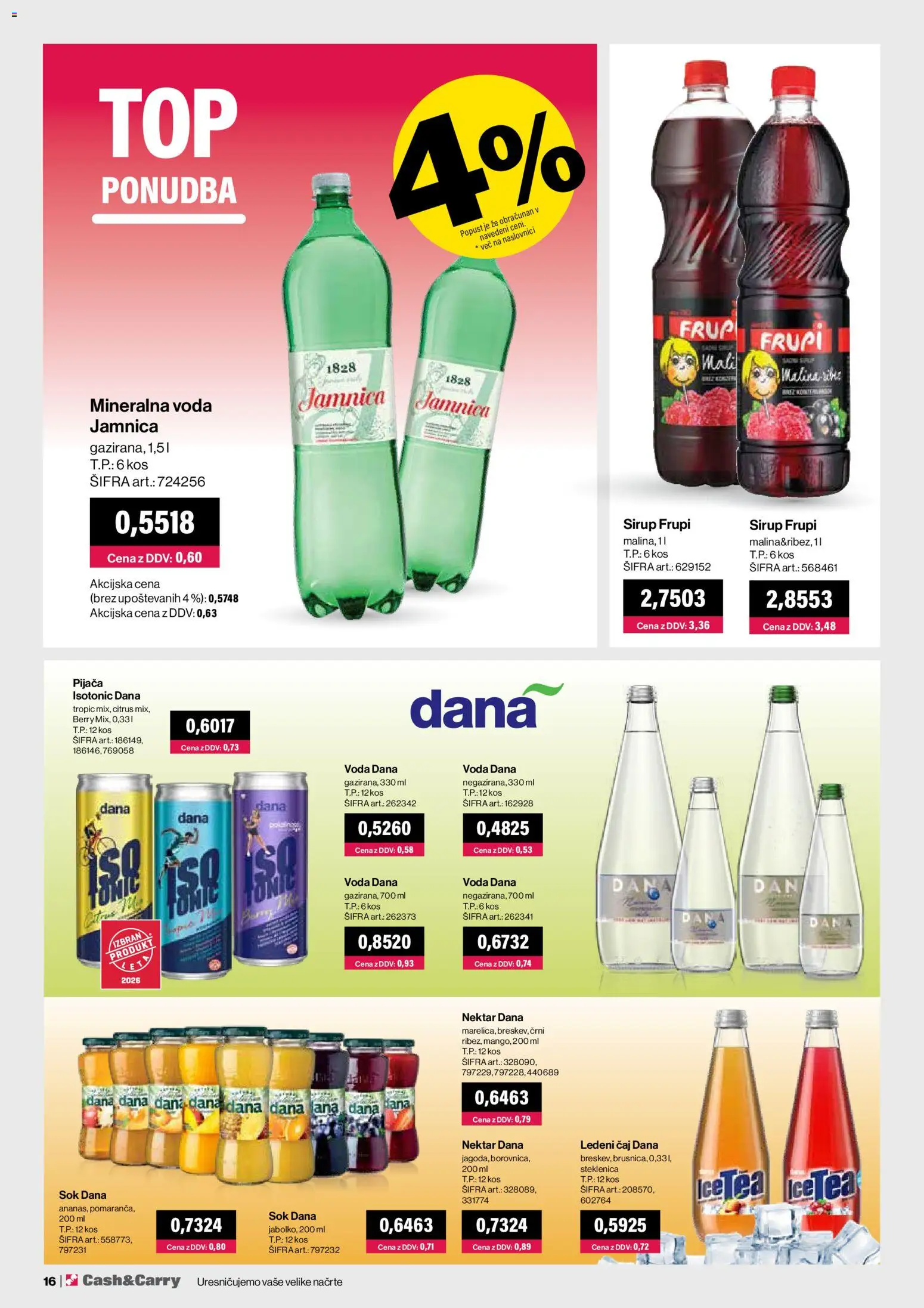 Novi Mercator katalog ponudbe – veljaven od 01.10.2026 | Stran: 16