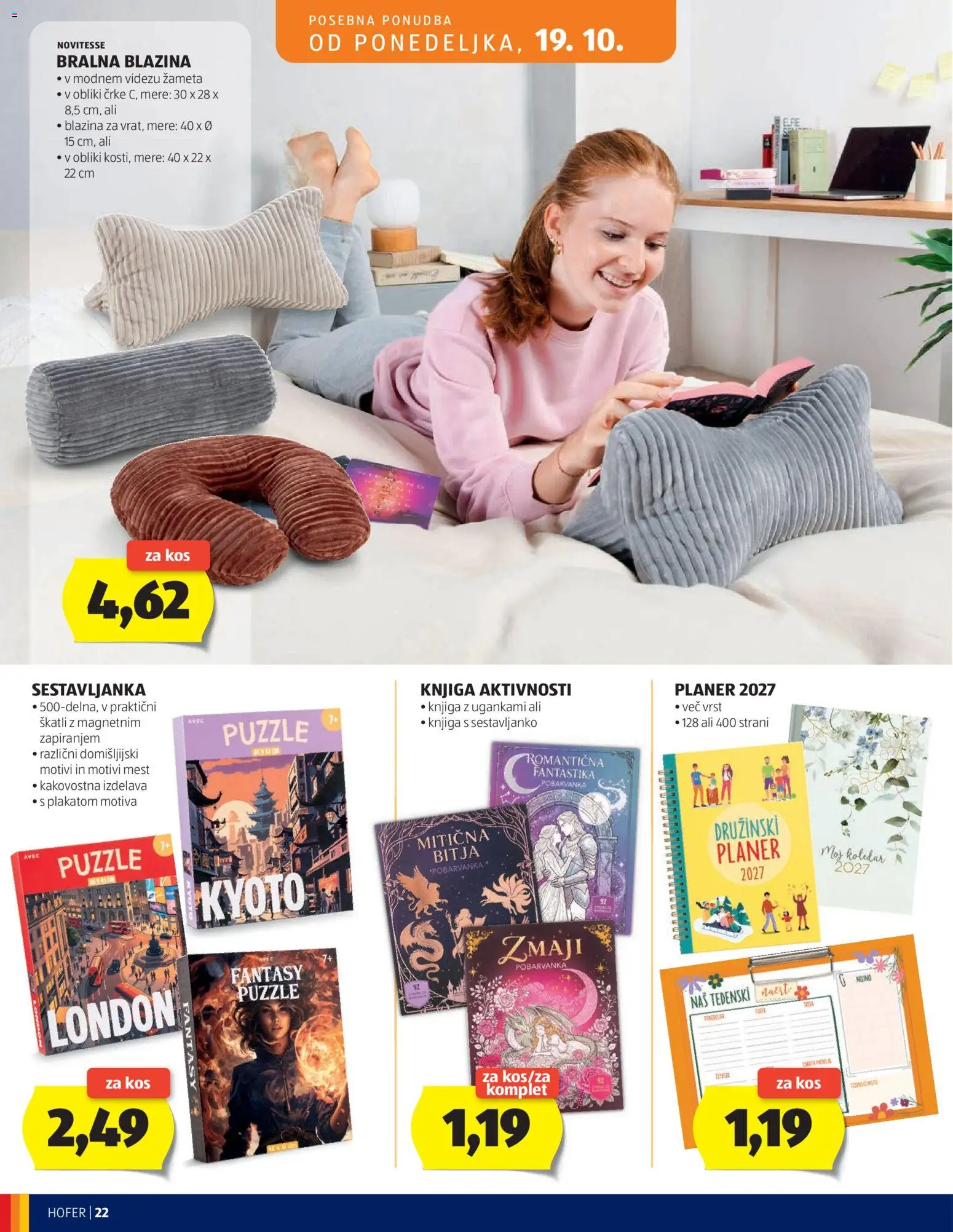 Novi Hofer katalog ponudbe – veljaven od 14.10.2026 | Stran: 22