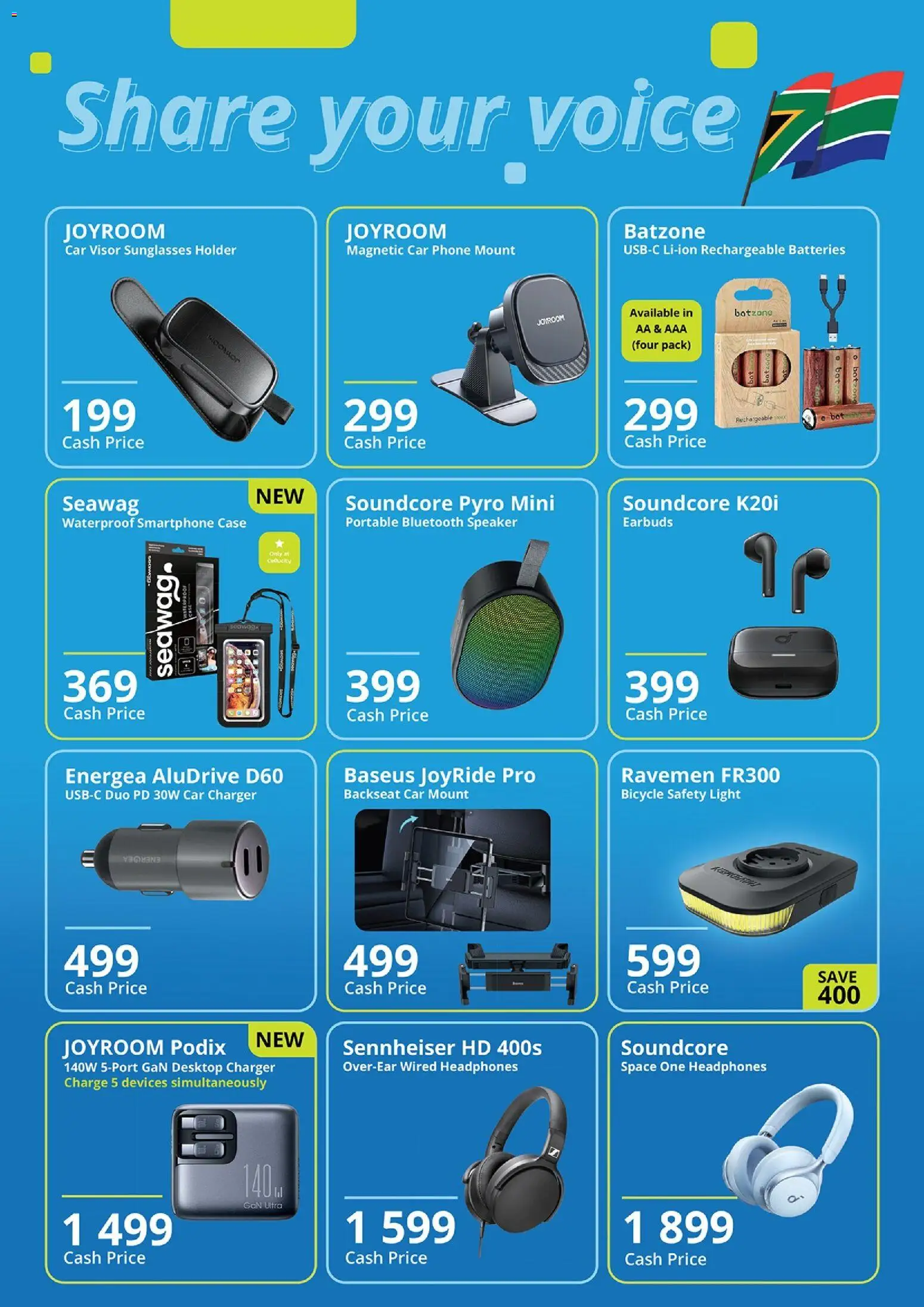 New Cellucity catalogue – valid from 06.03.2026 | Page: 5 | Products: Phone, Smartphone, Case, Light