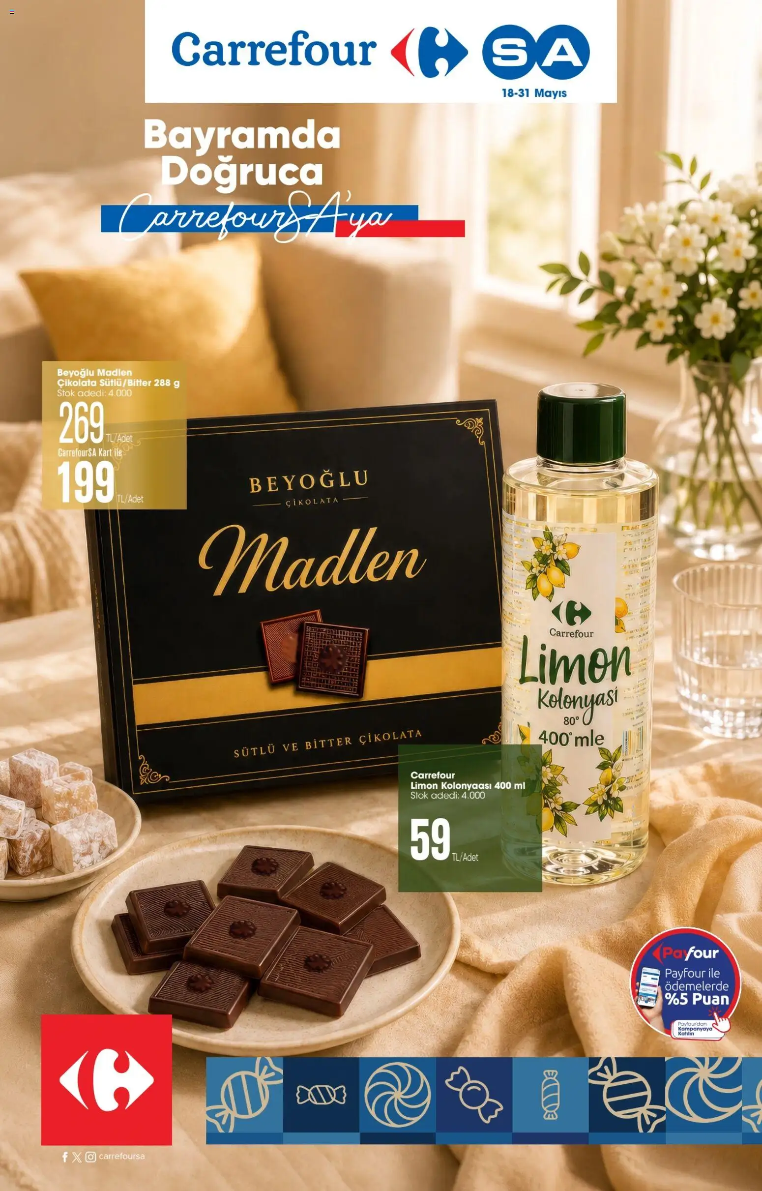 CarrefourSA Katalog - 18.05.2026 tarihinden itibaren geçerlidir | Sayfa: 1 | Ürünler: Çikolata, Limon