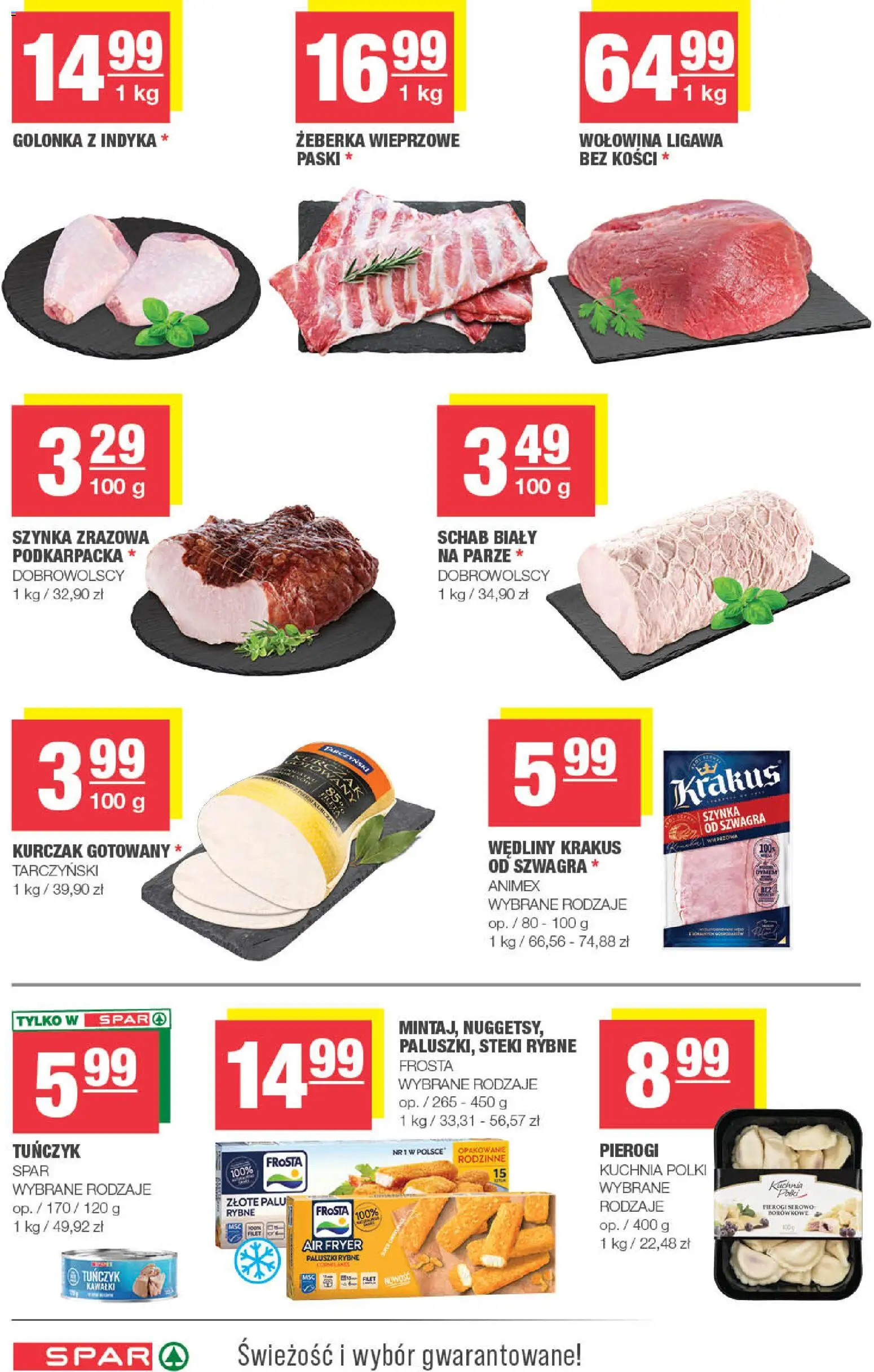 Spar gazetka od 01.07.2026 | Strona: 4 | Produkty: Frosta, Paluszki rybne, Paluszki, Wędliny