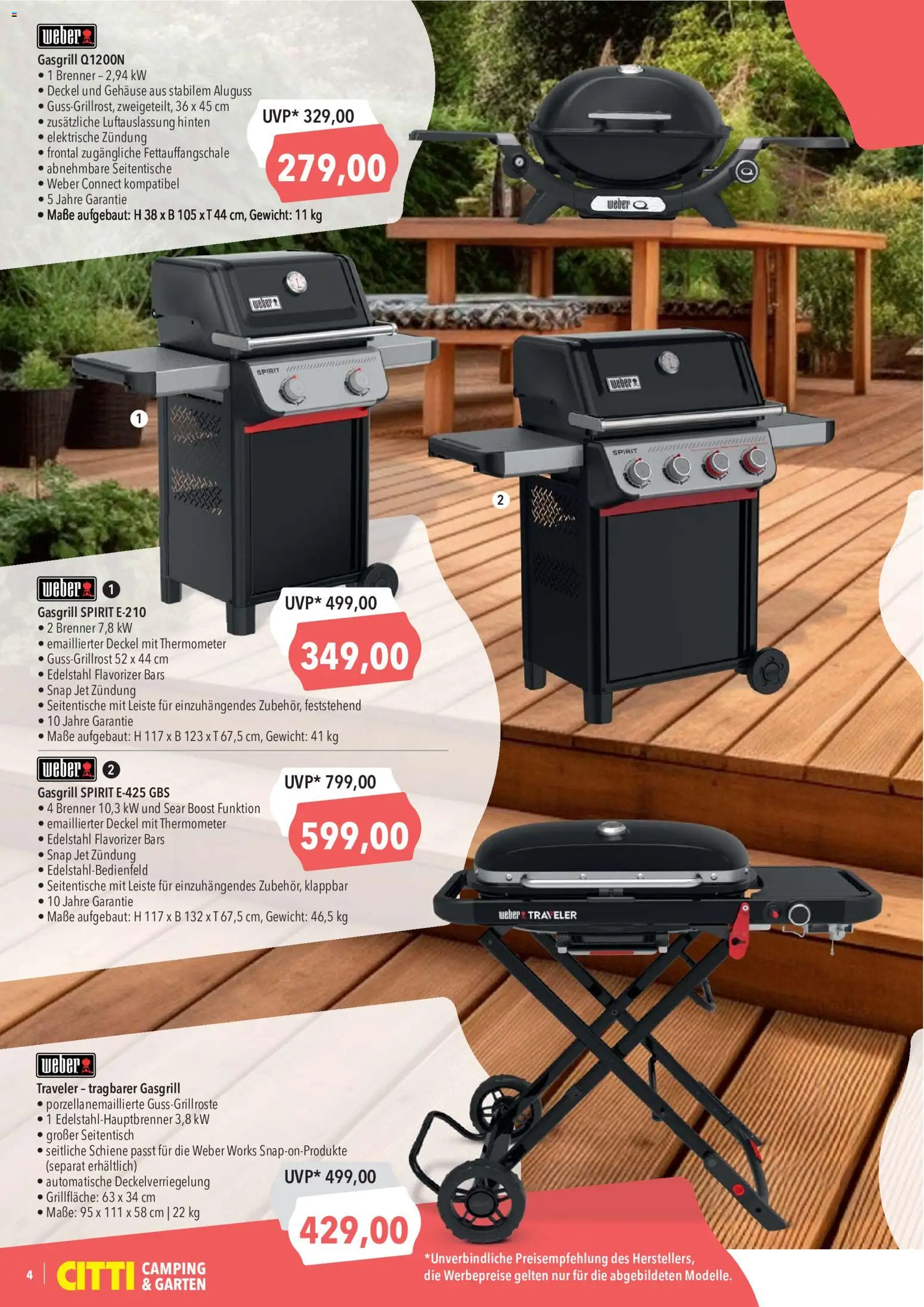CITTI Markt Camping & Garten – gültig ab 29.07.2026 | Seite: 4 | Produkte: Gewicht, Thermometer