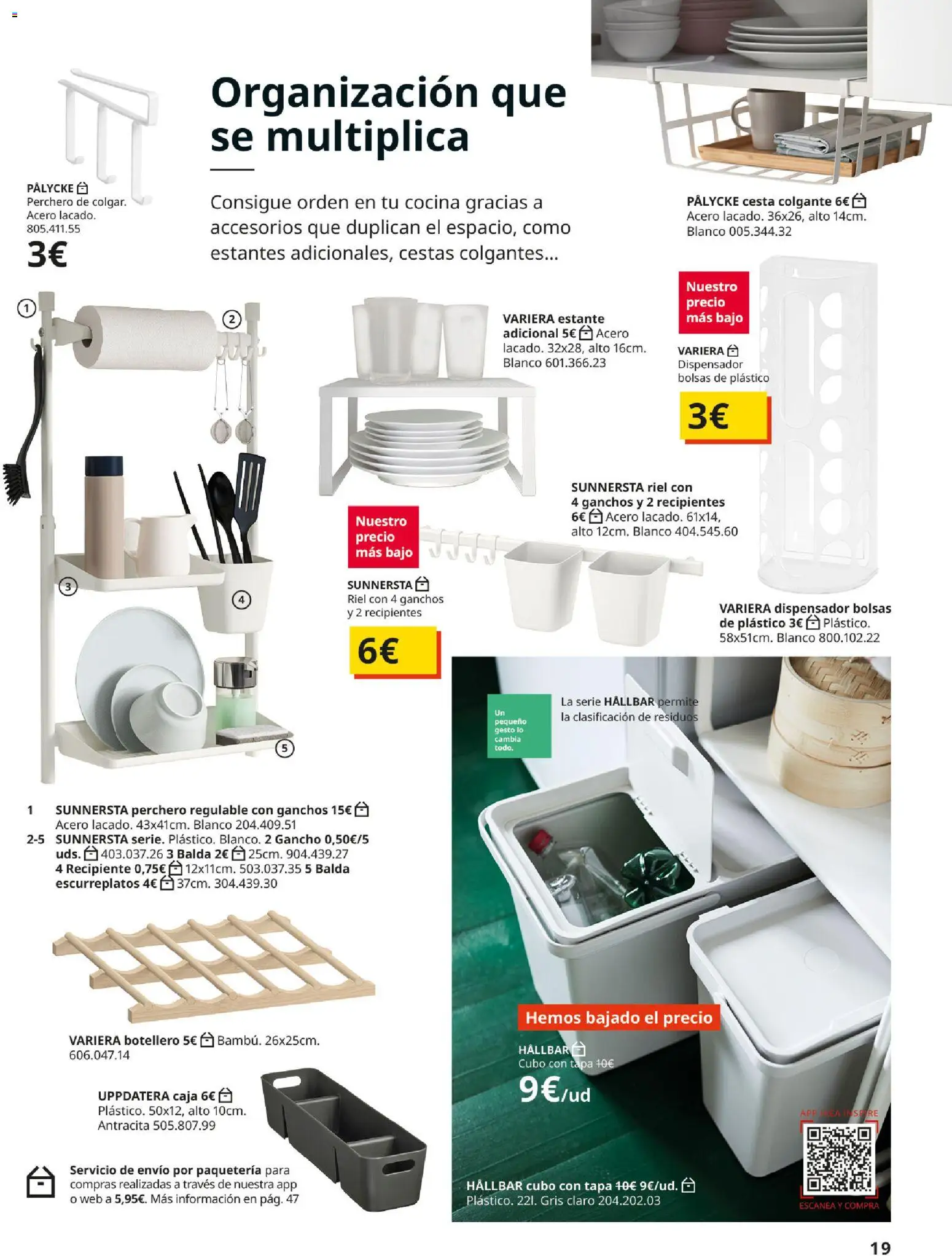 IKEA - Precios bajos │ válido desde el 01/09/2026 | Página: 19 | Productos: Cocina, Estante, Caja, Cesta