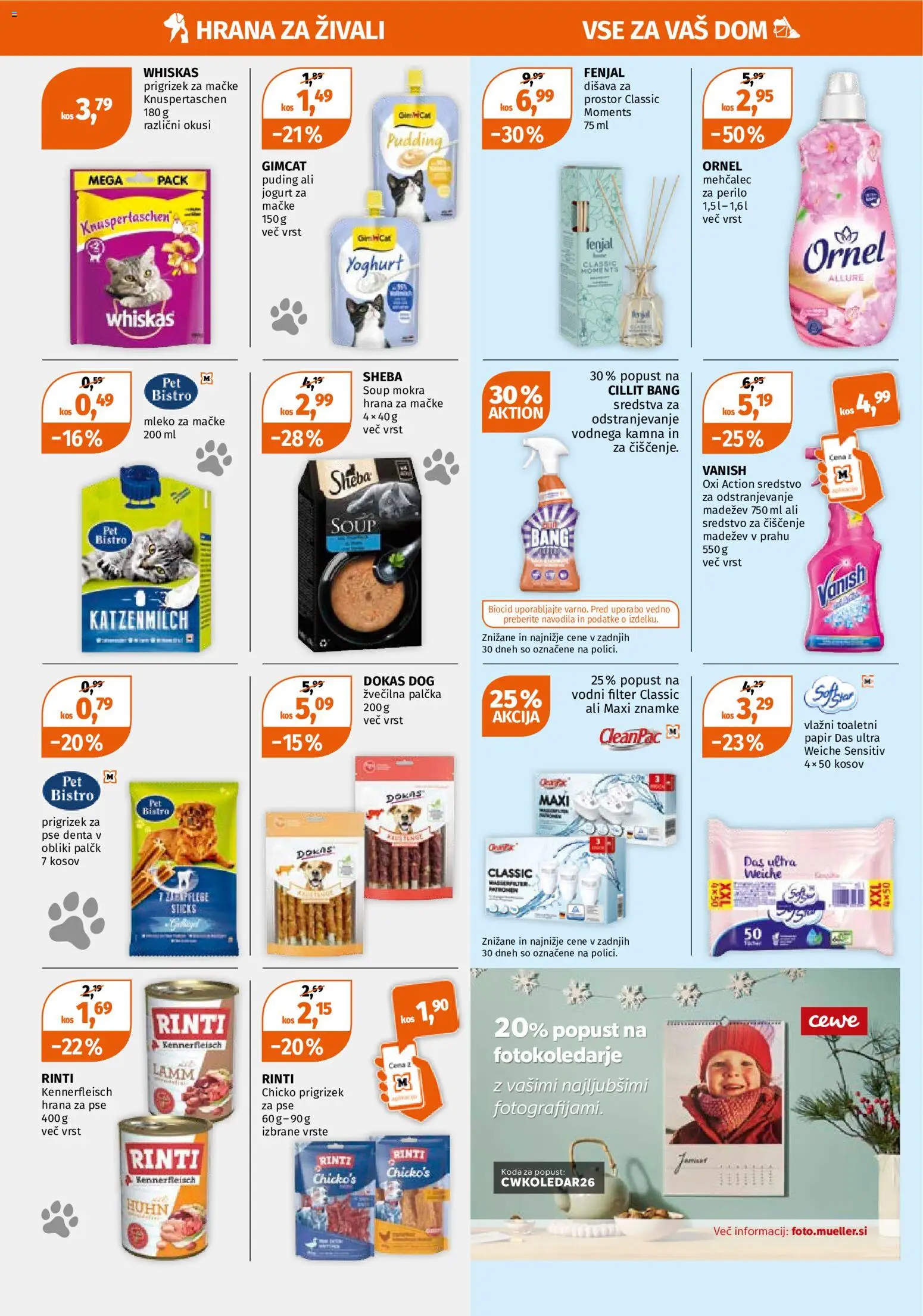 Novi Müller katalog ponudbe – veljaven od 02.11.2026 | Stran: 8 | Izdelki: Hrana za mačke, Kos, Mleko, Jogurt