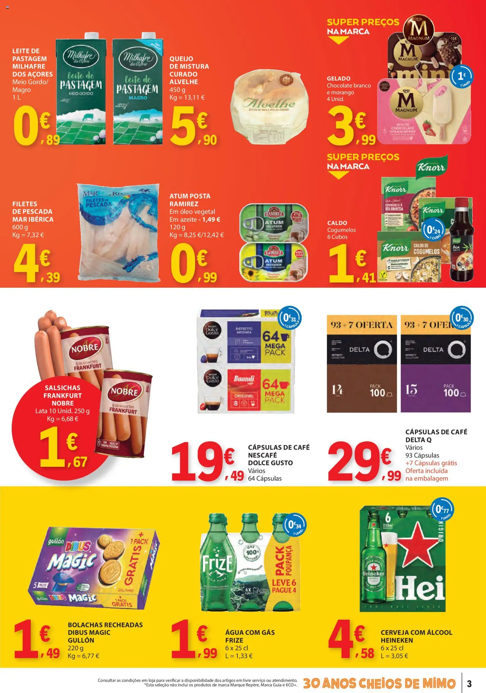 E.Leclerc Catálogo Fim de Semana │ válido de 05.06.2026 | Página: 3 | Produtos: Azeite, Pescada, Chocolate, Cerveja