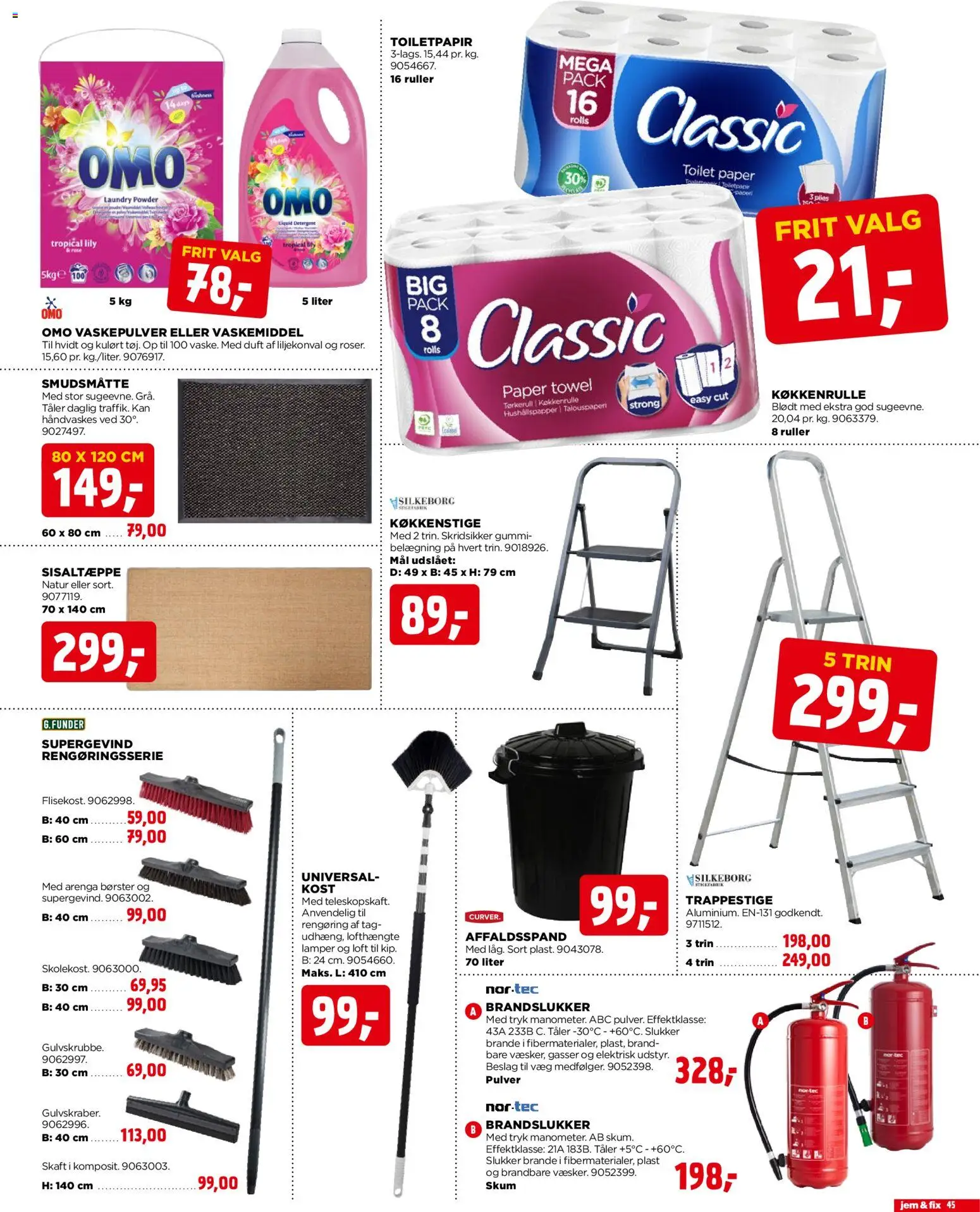 Jem & fix tilbudsavis – gyldig fra 10.05.2026 | Side: 45 | Produkter: Duft, Vaskepulver, Toilet
