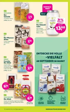 Denns BioMarkt Angebote ab 09.09.2026 gültig | Seite: 11 | Produkte: Getreide, Flocken, Mühle, Regal