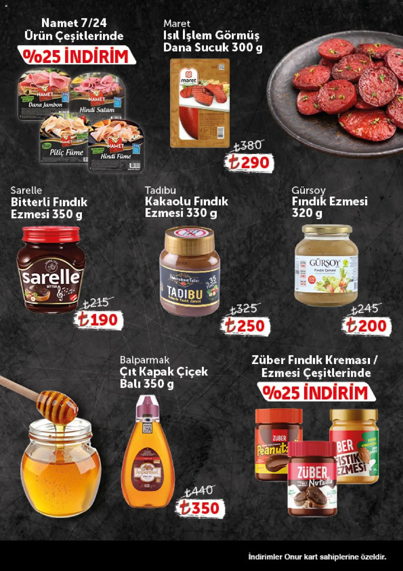 Onur Market - Katalog Gurme - 28 Temmuz 2026 tarihinden itibaren geçerlidir | Sayfa: 3 | Ürünler: Jambon, Piliç, Hindi füme, Sucuk