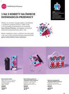 Pogląd oferty "Avon Katalog 5 2026" - ważna od 01.05.2026 | Strona: 13 | Produkty: Bransoletka, Kosmetyki