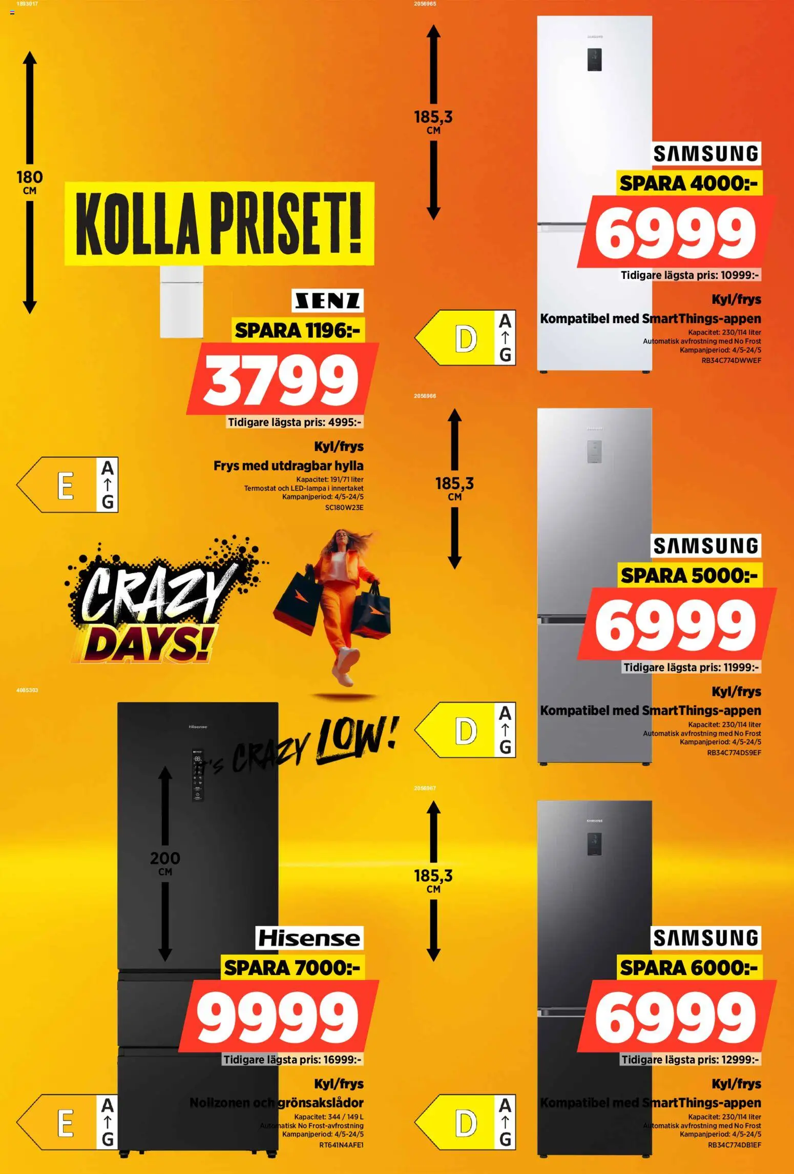 Power reklamblad aktuell från 18.05.2026 | Sida: 52 | Produkter: Hylla, Frys