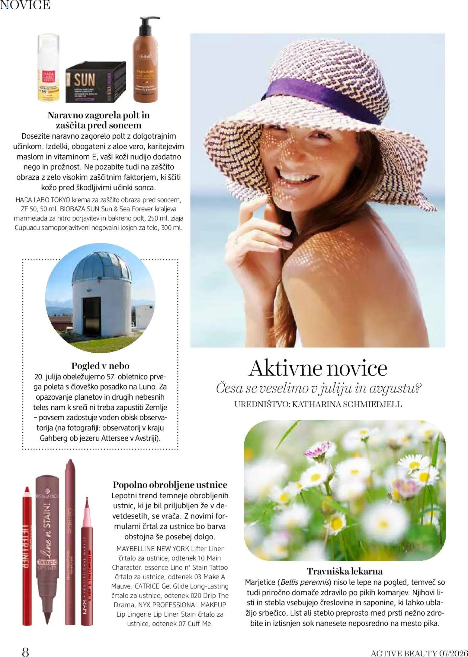Novi DM Drogerie Markt katalog ponudbe – veljaven od 01.07.2026 | Stran: 8 | Izdelki: Marmelada, Krema, Zaščita pred soncem, Barva