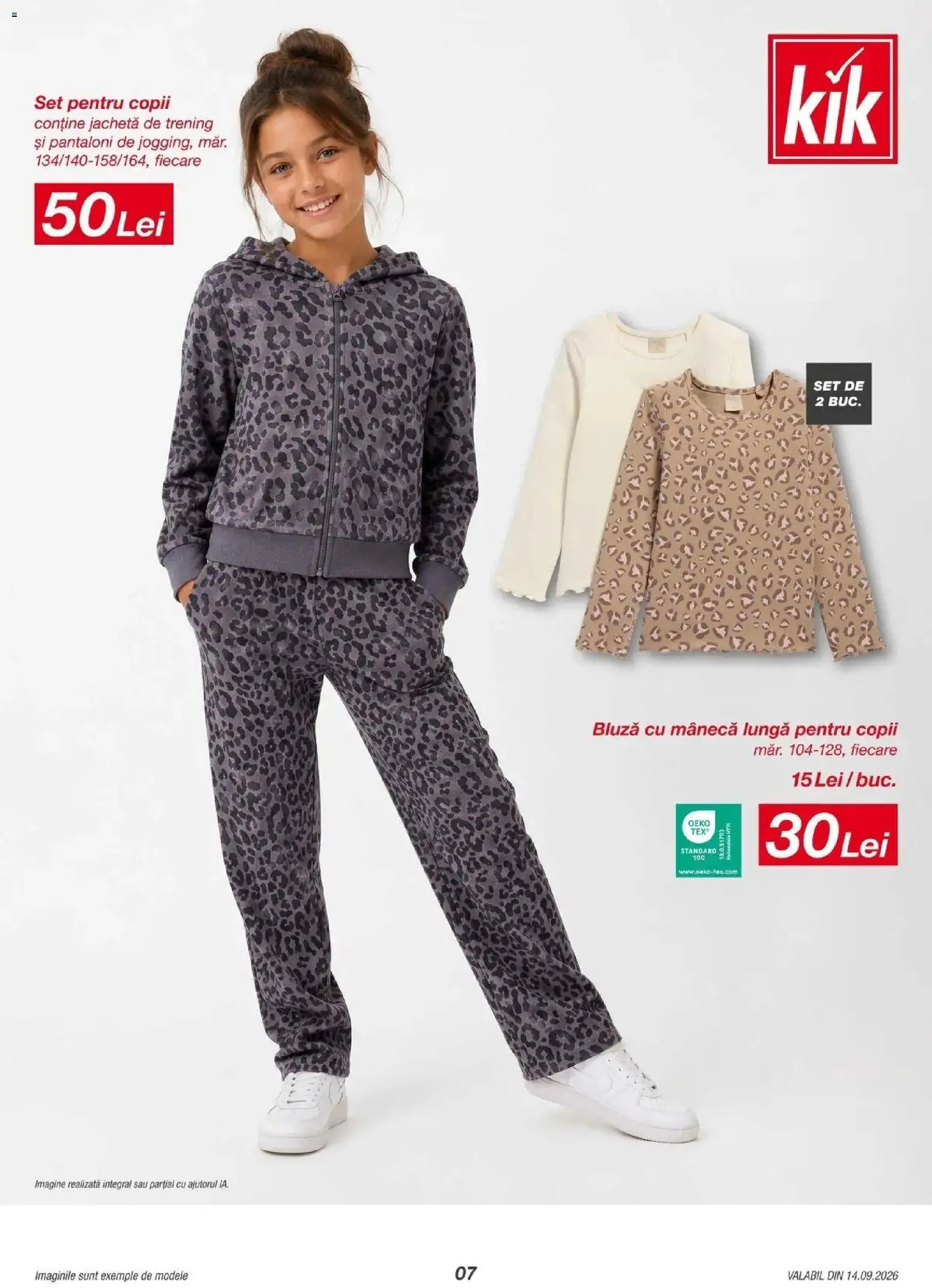 Kik catalog 11.09.2026 - Online magazin Romania | Pagină: 7 | Produse: Jachetă, Trening, Bluză, Pantaloni