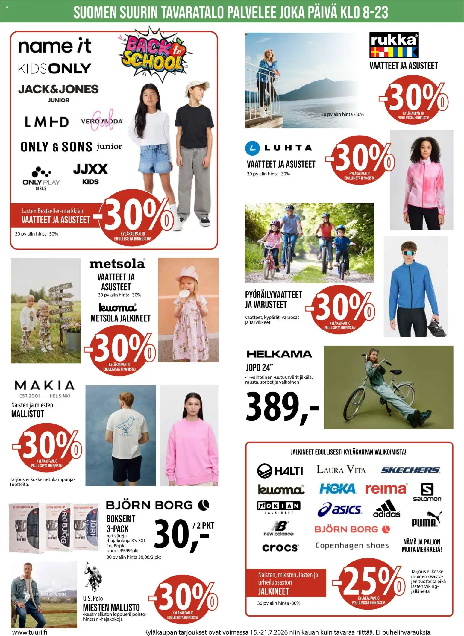 Tuuri tarjoukset – voimassa 15/07/2026 alkaen | Sivu: 7 | Tuotteet: Vaatteet, Bokserit