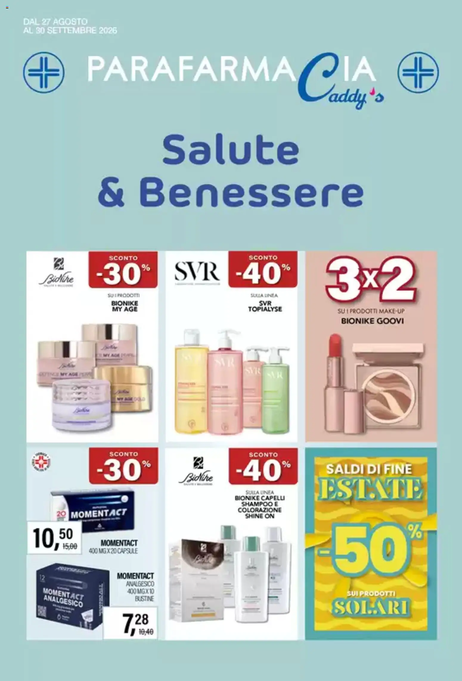 Volantino Caddy's del 27/08/2026 | Pagina: 1 | Prodotti: Shampoo
