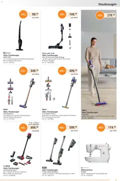 Fust aktionen ab 22.06.2026 gültig | Seite: 9 | Produkte: Nähmaschine, Staubsauger, Miele, Dyson