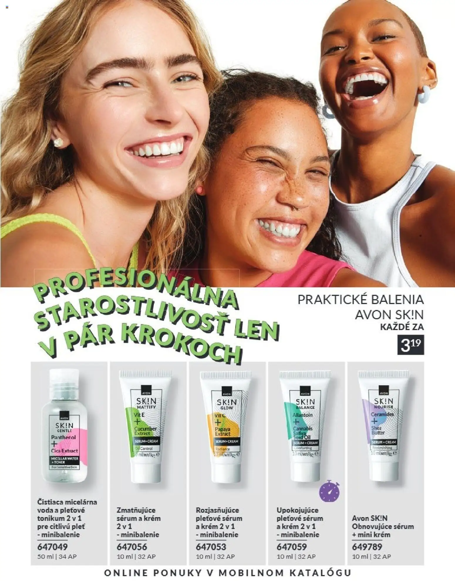 Nové Avon akcie – leták je platný od 01.08.2026 | Strana: 192 | Produkty: Krém, Voda