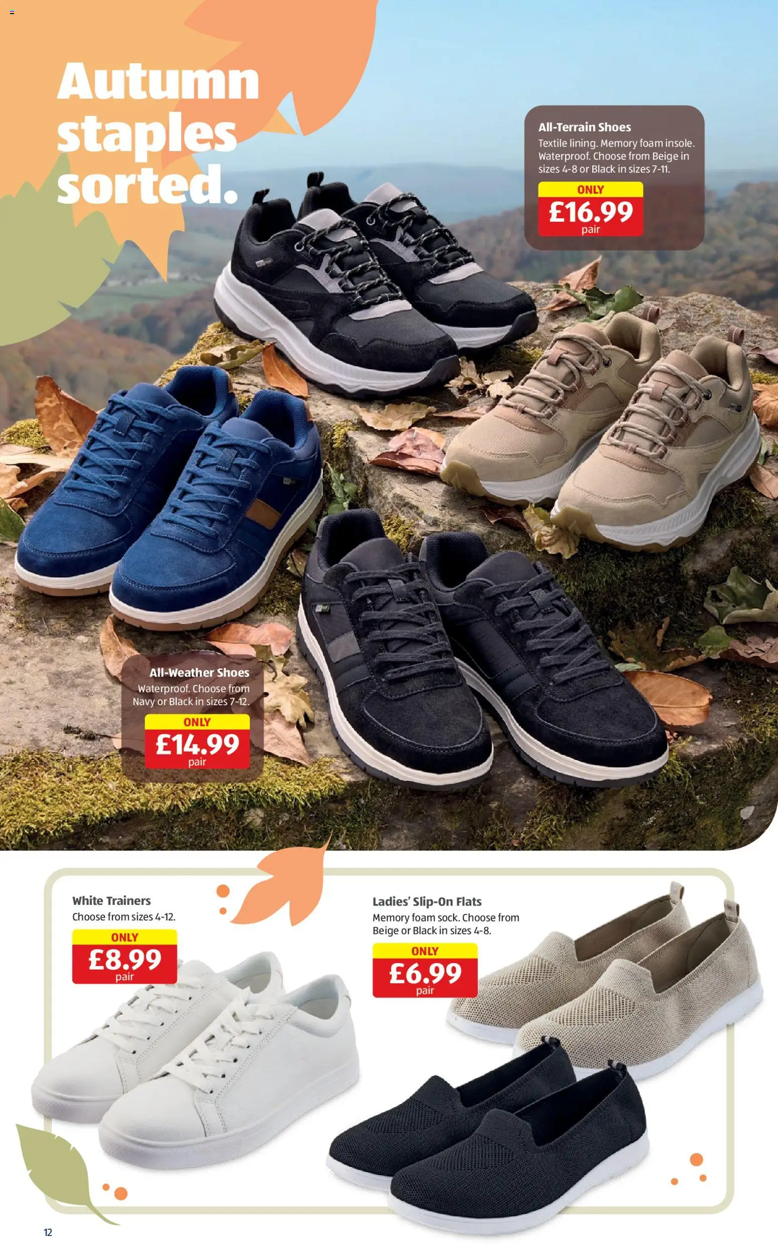 {H1} | Page: 12 | Products: Foam, Shoes