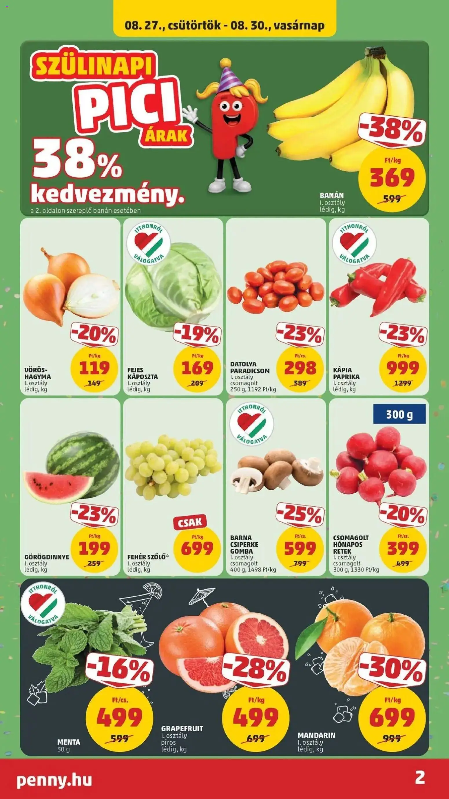 PENNY aktuális akciós újság: 2026.08.27.-tól lapozható | Oldal: 2