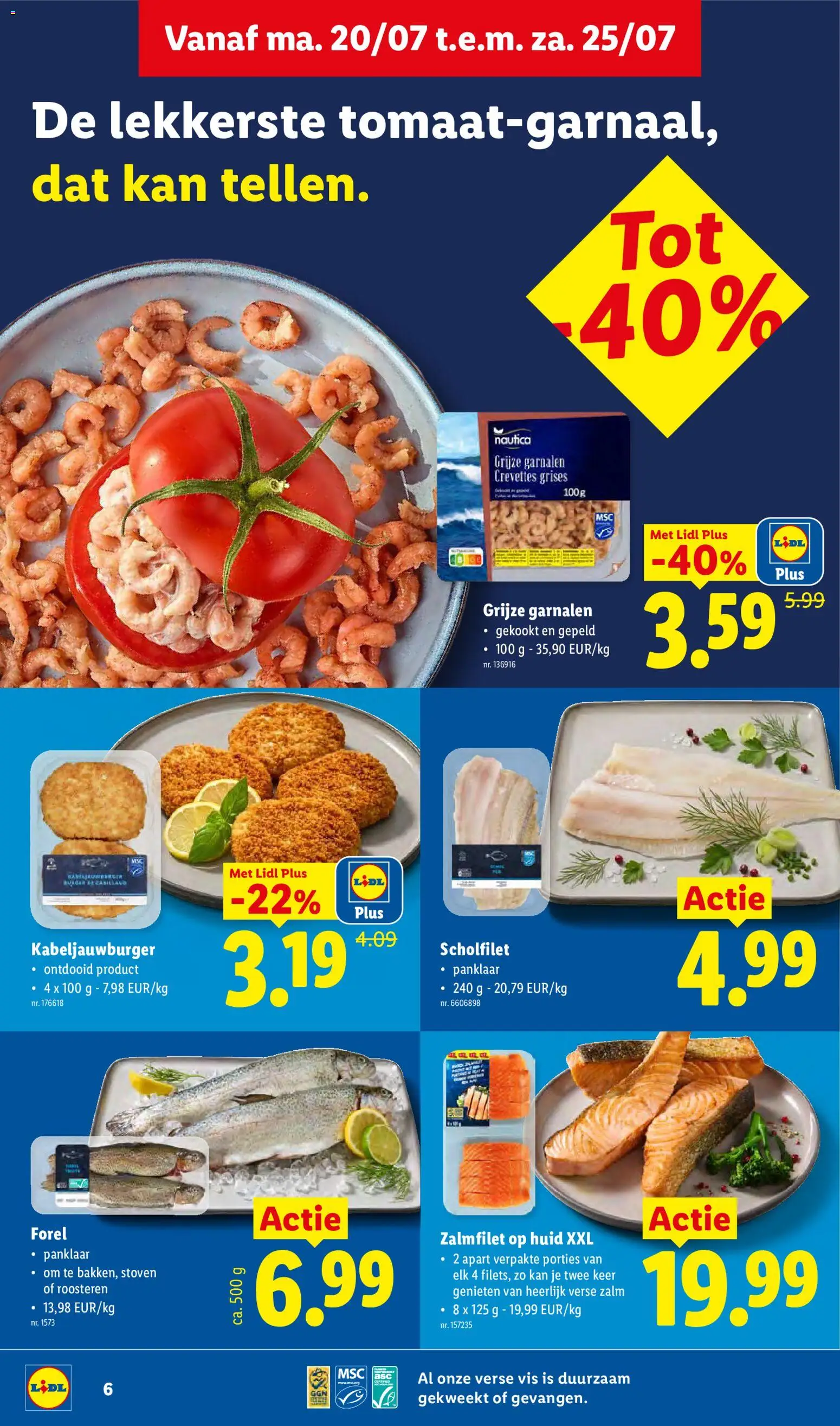 {H1} | Pagina: 6 | Producten: Zalm, Forel, Garnalen, Kan