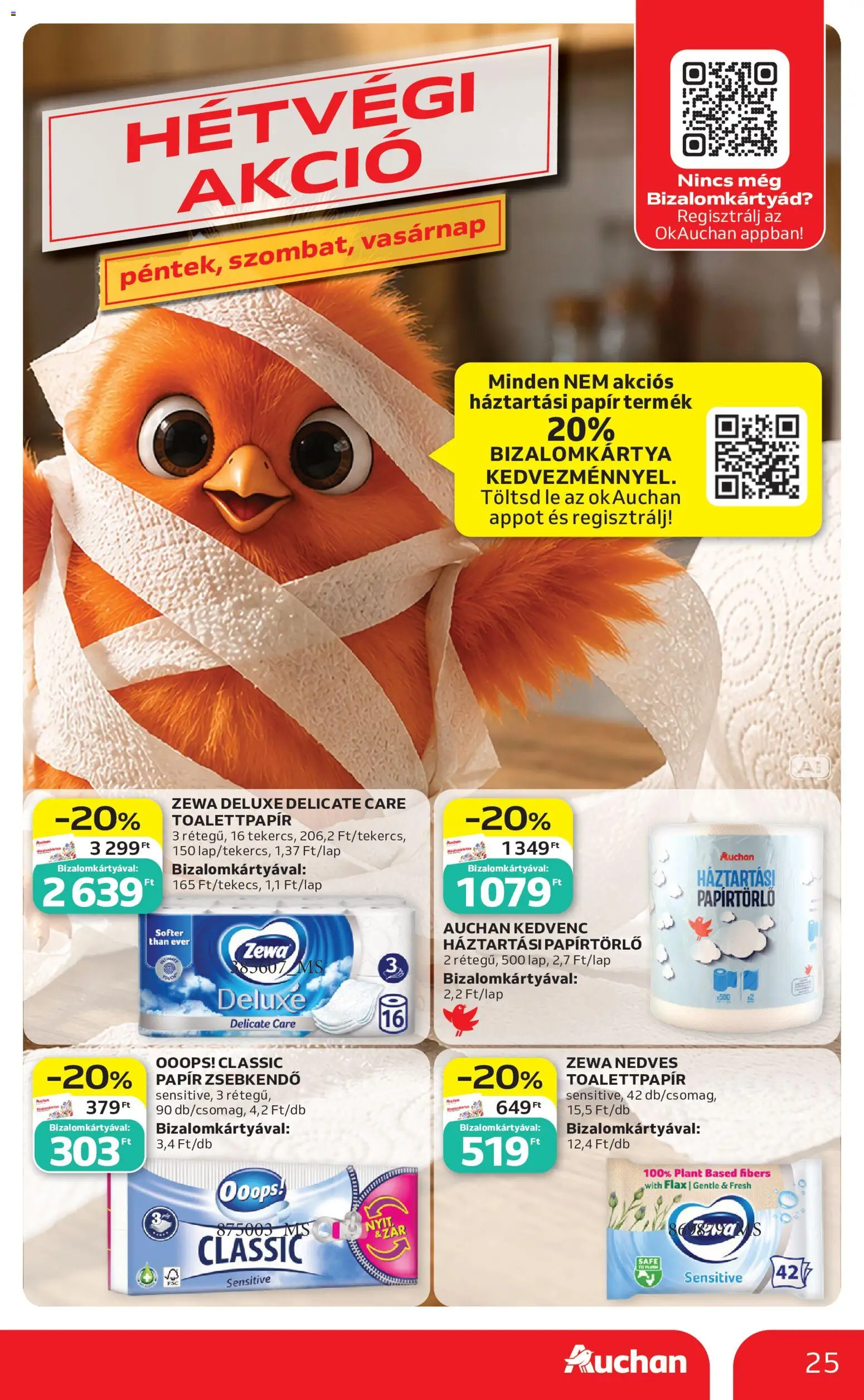 Auchan akciós ujság - amely érvényes a következő dátumtól: 2026.08.21. | Oldal: 25