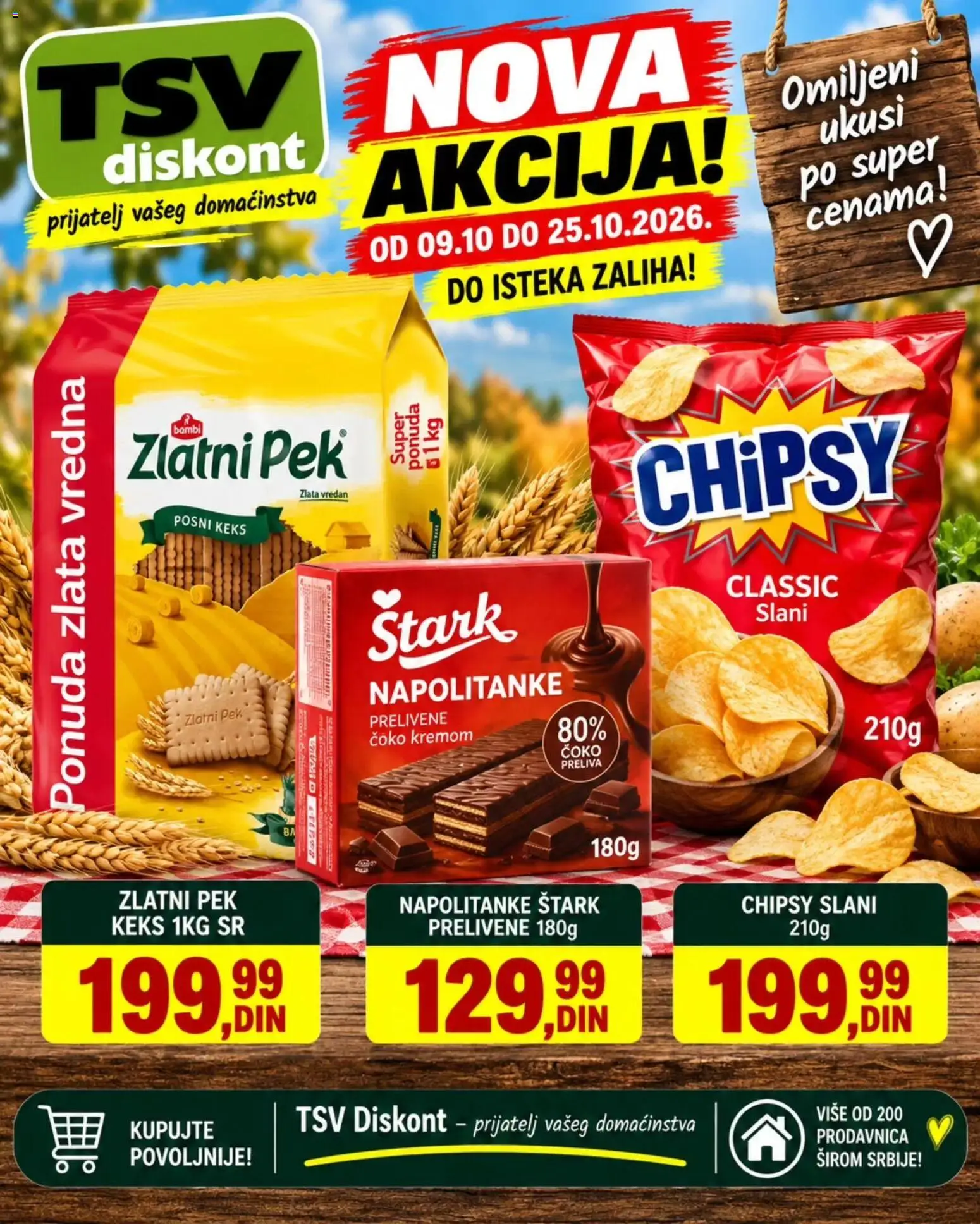 Tsv Diskont Petak, 9 Oktobar Velike Uštede