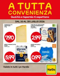 Anteprima del volantino HarDis volantino A tutta convenienza valido a partire dal 20/07/2026