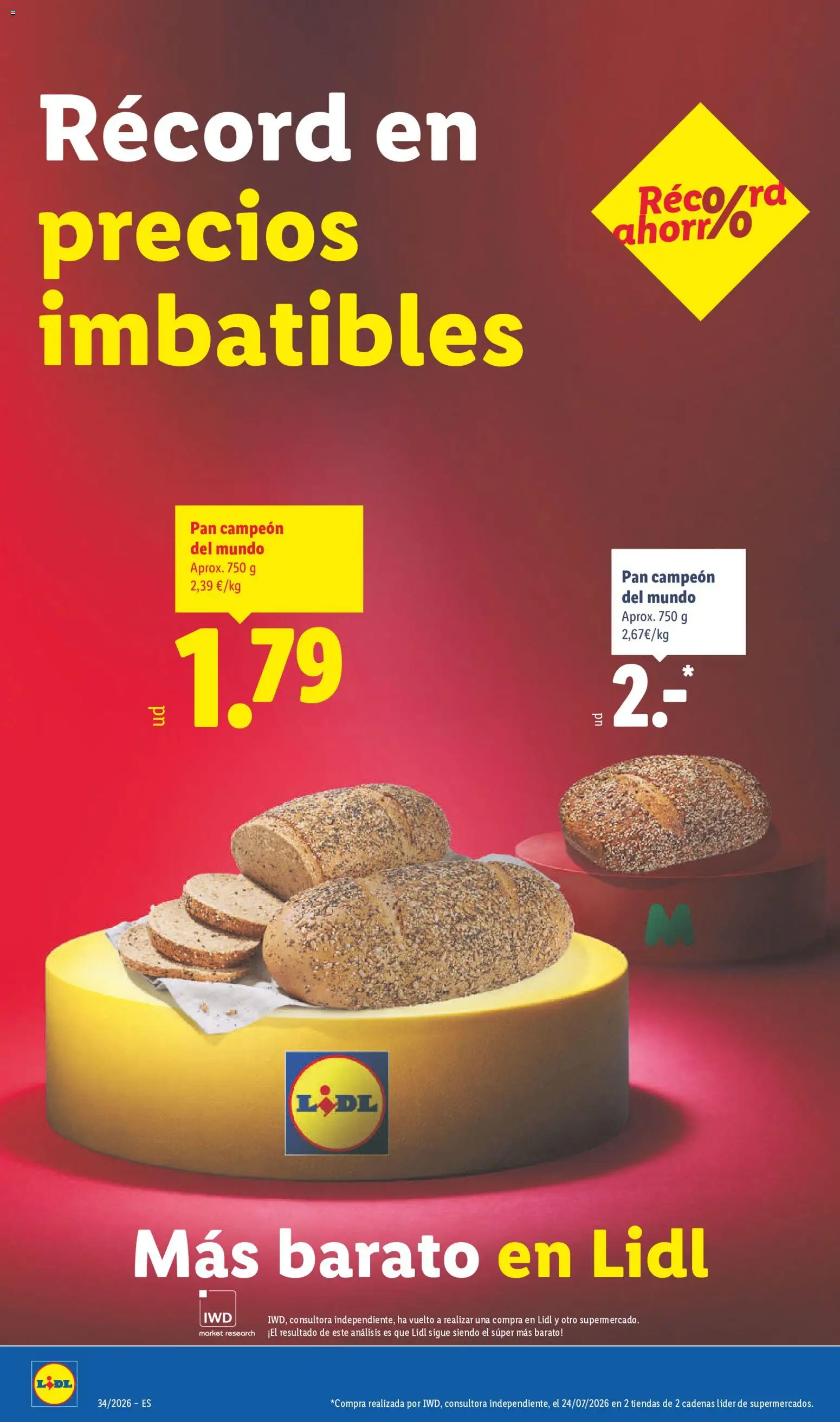 Lidl folleto │ válido desde el 17/08/2026 | Página: 22 | Productos: Pan