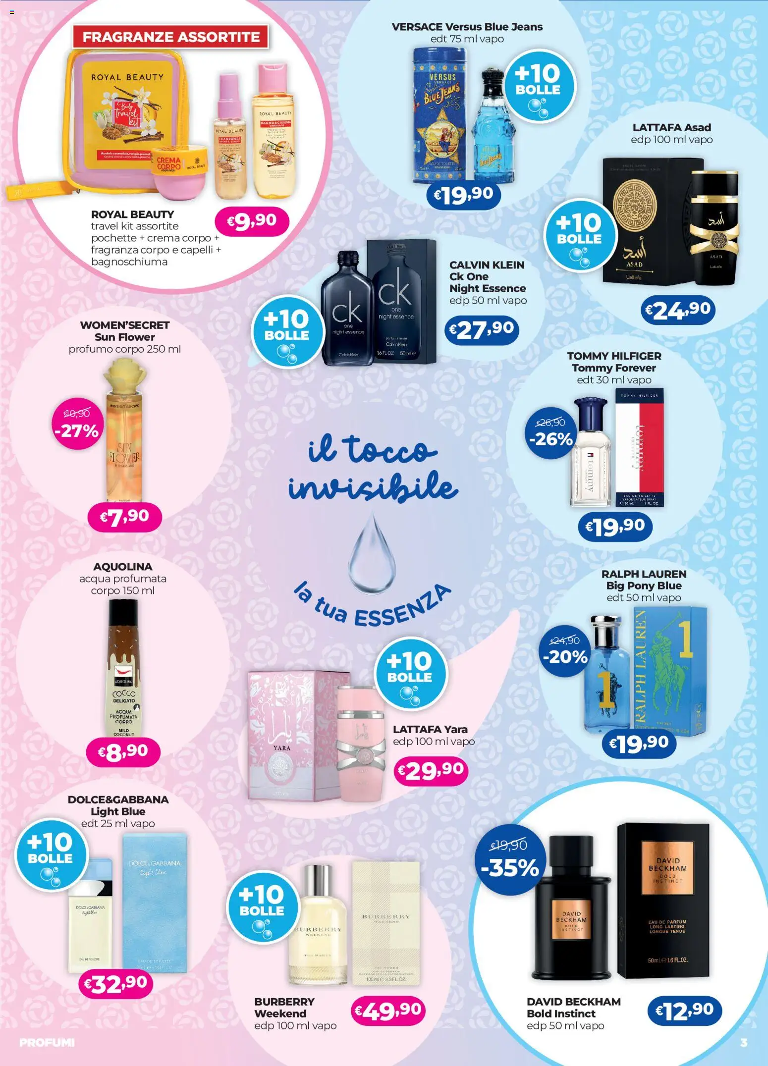 Volantino Acqua e Sapone del 21.05.2026 | Pagina: 3 | Prodotti: Jeans, Cocco, Profumo, Fragranza
