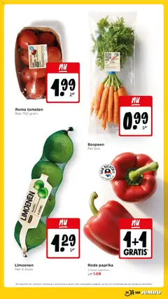 Jumbo folder week 24 - Voorbeeld van een folder van Jumbo, geldig van 10.06.2026 | Pagina: 25 | Producten: Tomaten, Schaal, Zak, Koelkast