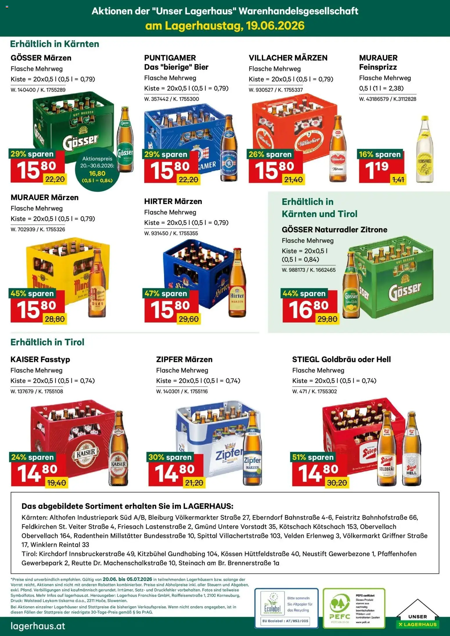 Lagerhaus Wochen Angebote gültig ab 20.06.2026 | Seite: 4