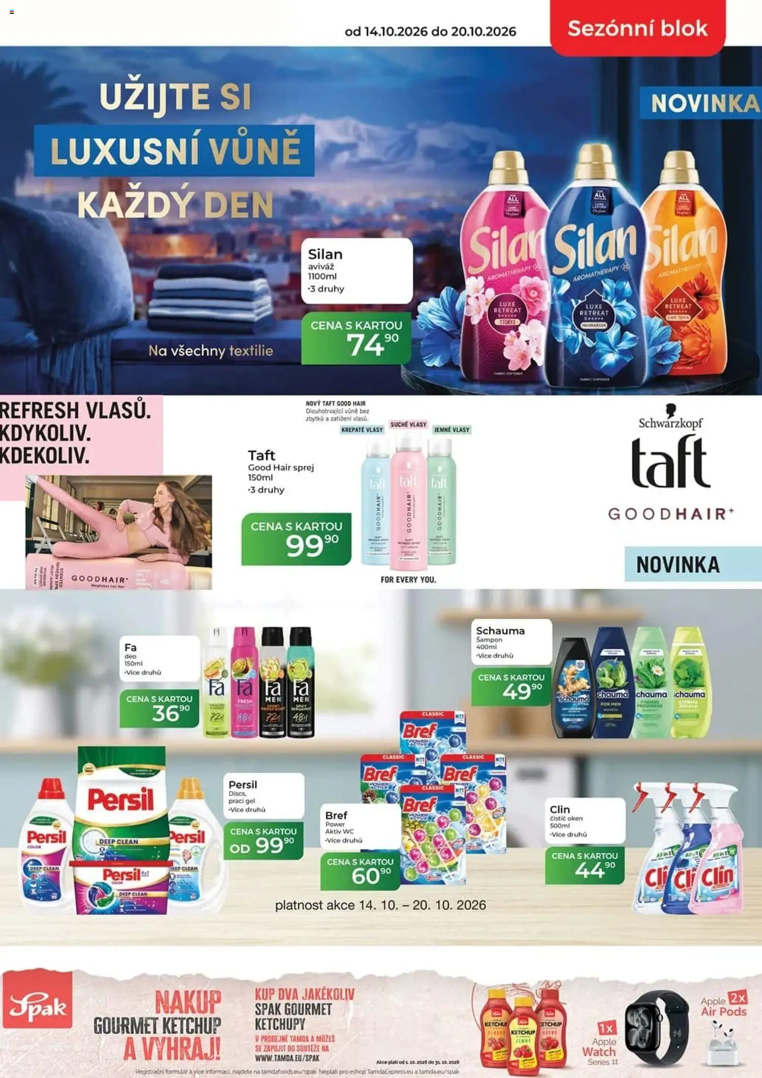 Tamda Foods leták od 14.10.2026 | Strana: 9 | Produkty: Aviváž, Blok, Wc, Persil