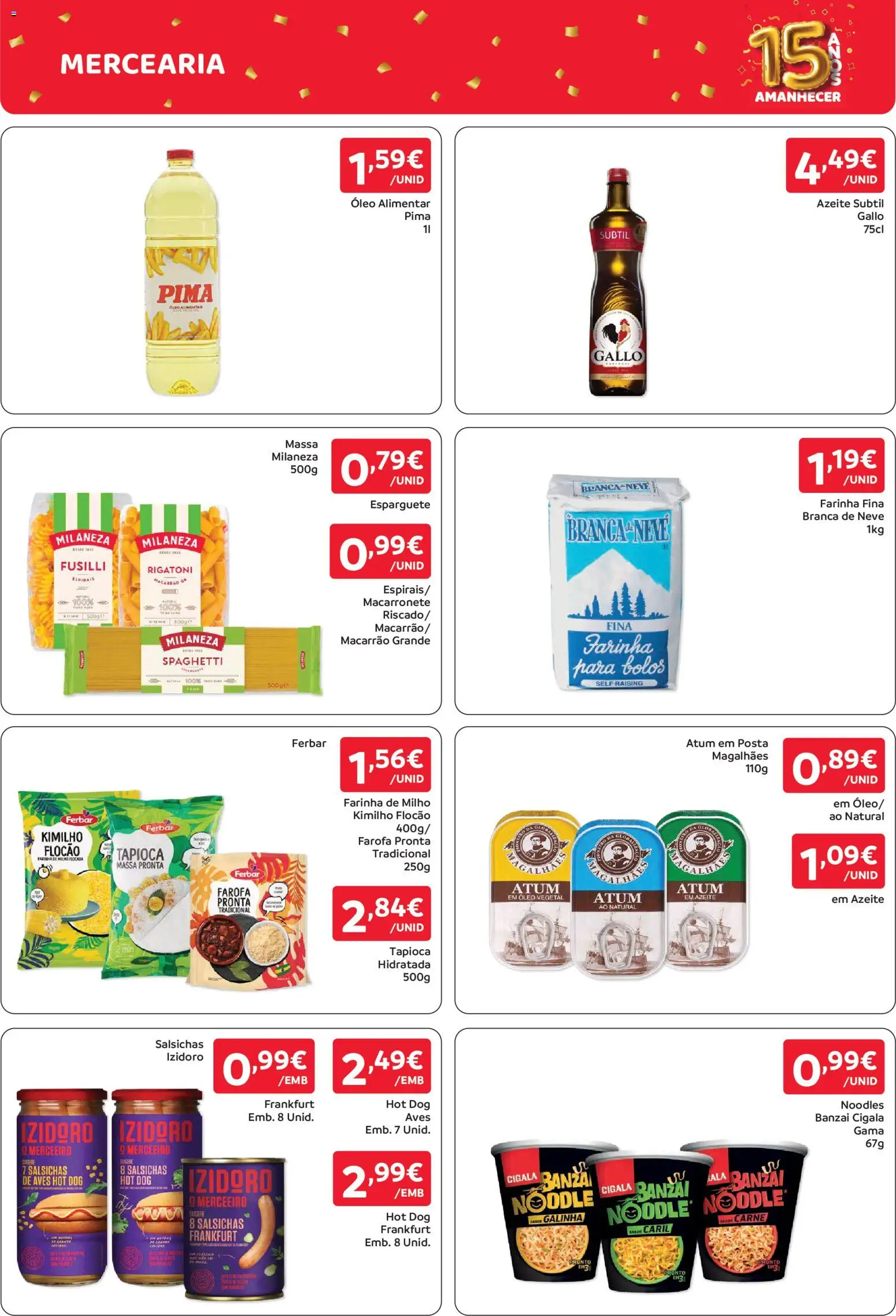 Amanhecer folheto │ válido de 01/10/2026 | Página: 11 | Produtos: Milaneza, Tapioca, Atum em azeite, Óleo