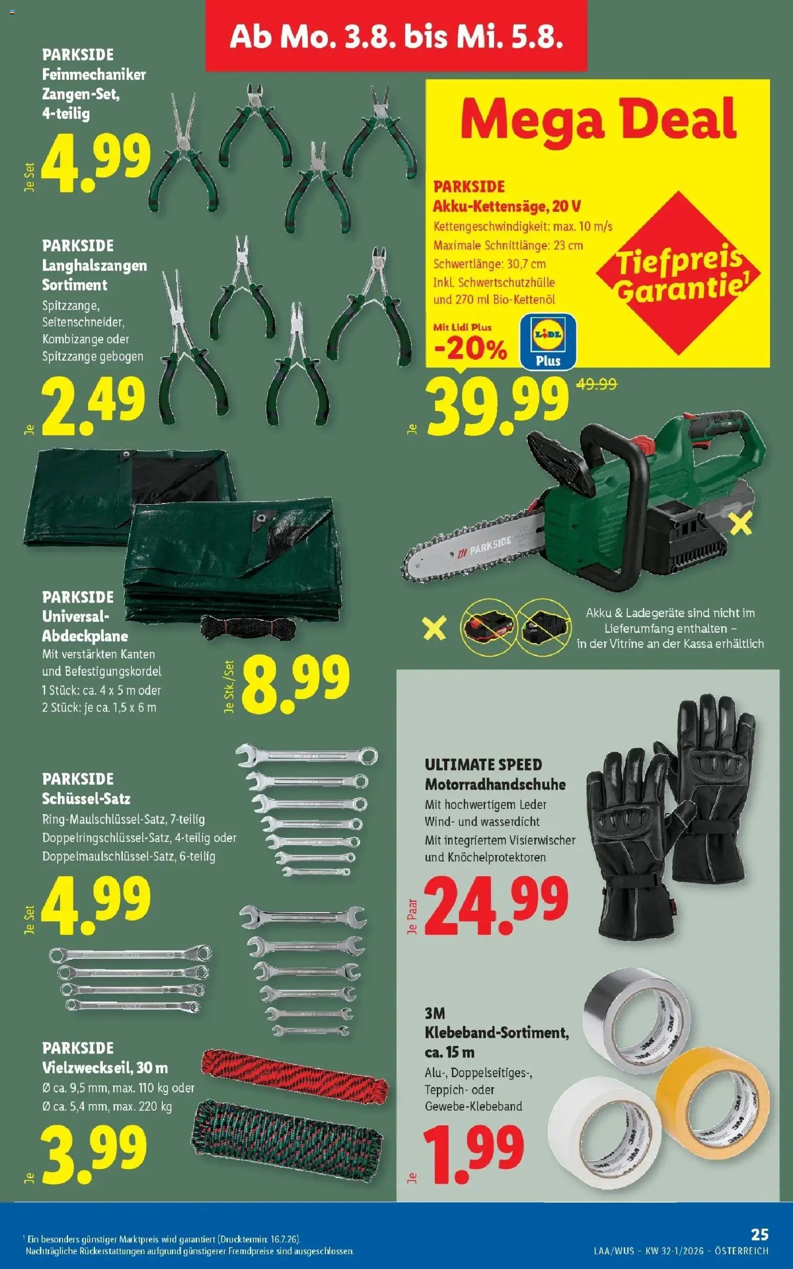 Lidl Flugblatt - Jenbach, Eferding, Dornbirn gültig ab 30.07.2026 | Seite: 32 | Produkte: Teppich