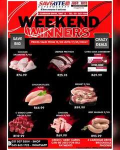 Saverite specials catalogue – valid from 15.05.2026