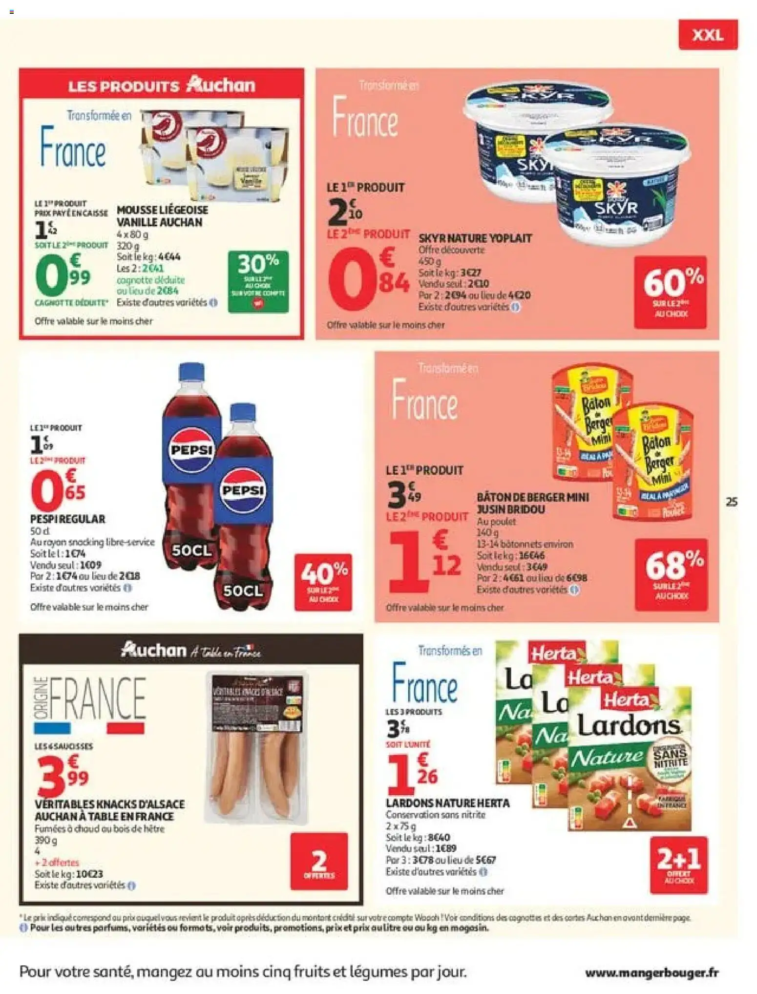 {H1} | Page: 25 | Produits: Vanille, Poulet, Table, Bâton de berger