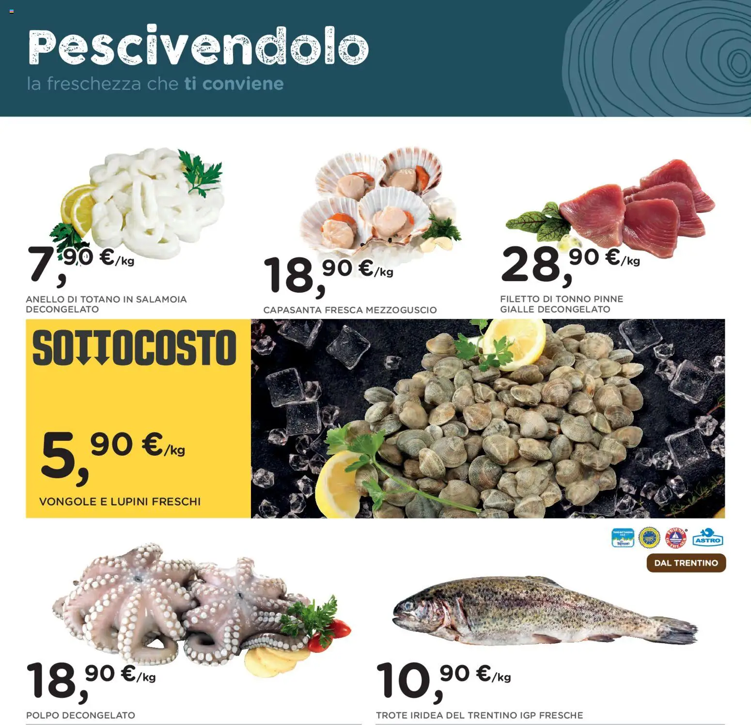 Volantino Poli del 14/10/2026 | Pagina: 12 | Prodotti: Lupini, Vongole, Polpo, Filetto